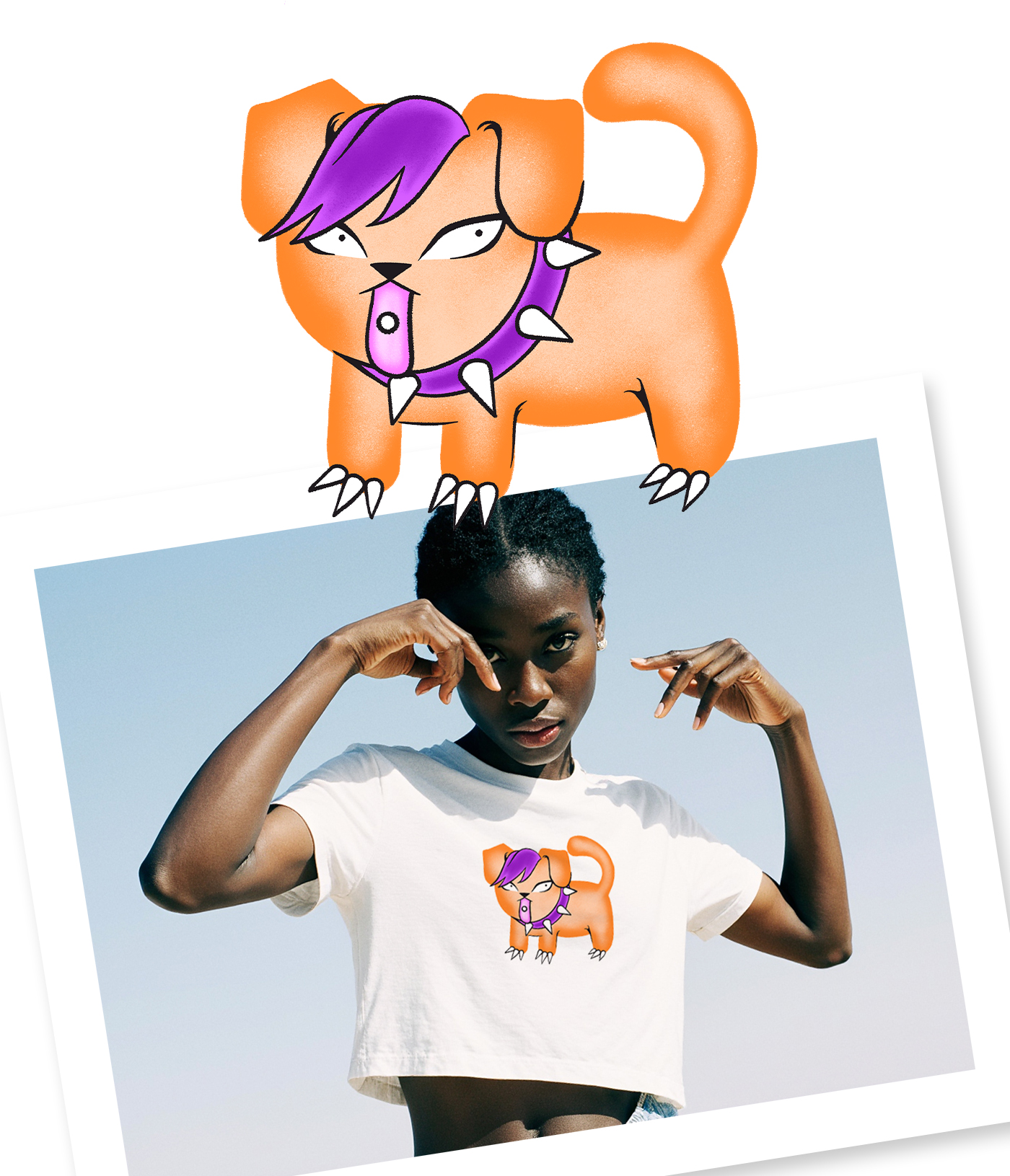 Коллекция футболок "Зверюшки нон-конформисты" — Изображение №4 — Брендинг, Иллюстрация на Dprofile