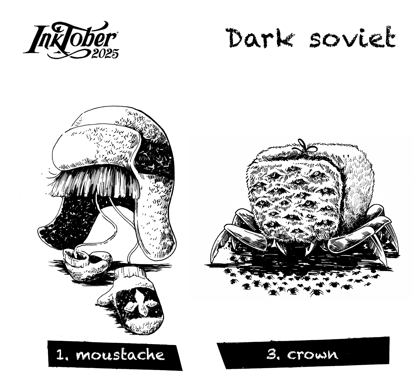 Inktober 2025 — Изображение №1 — Иллюстрация, Графика на Dprofile