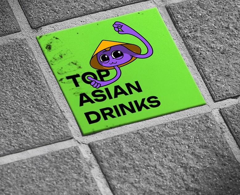 O5 / О'пять — Top asian drinks / Identity — Брендинг, Графика на Dprofile