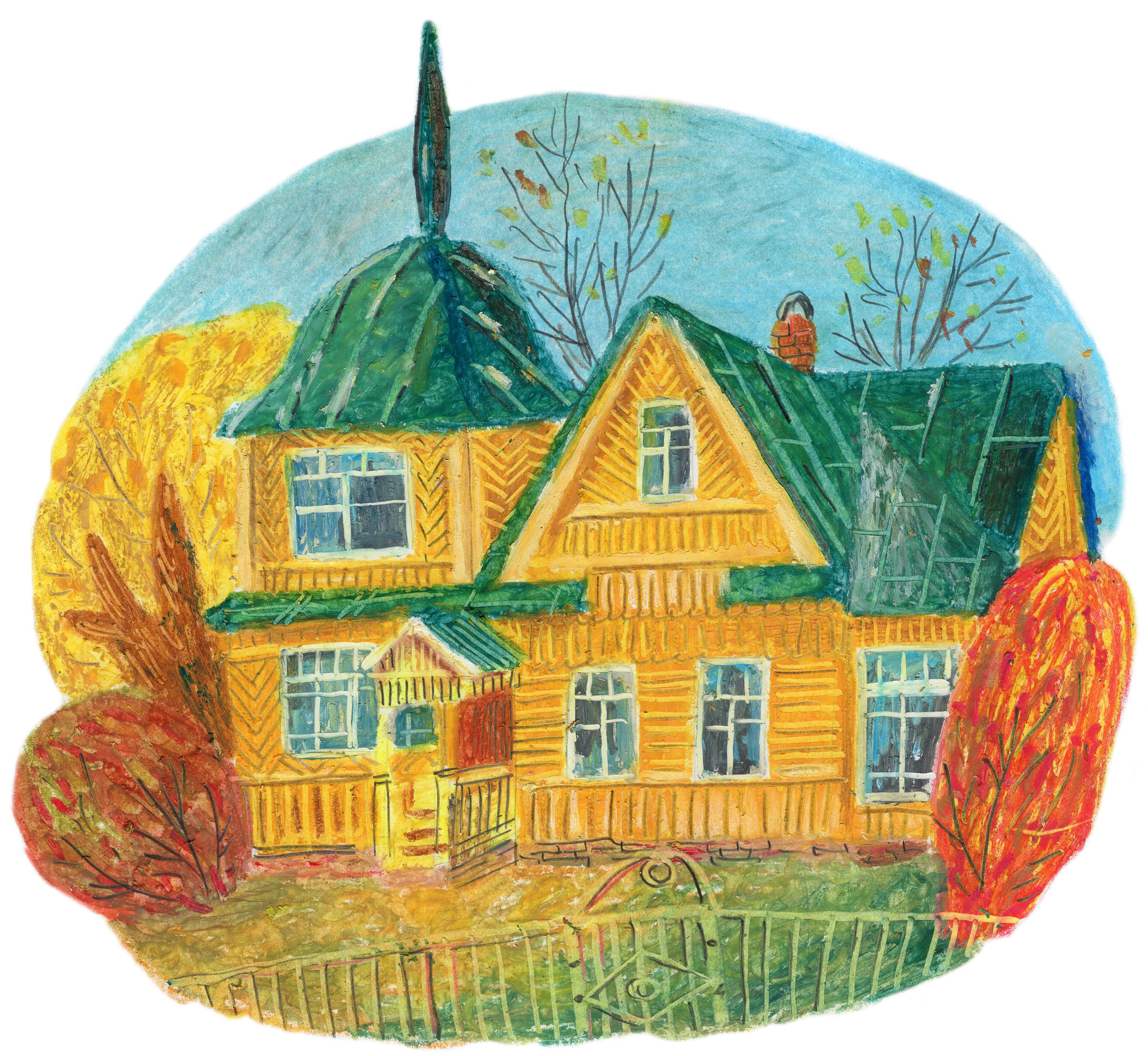 Осенняя серия — Изображение №9 — Иллюстрация на Dprofile