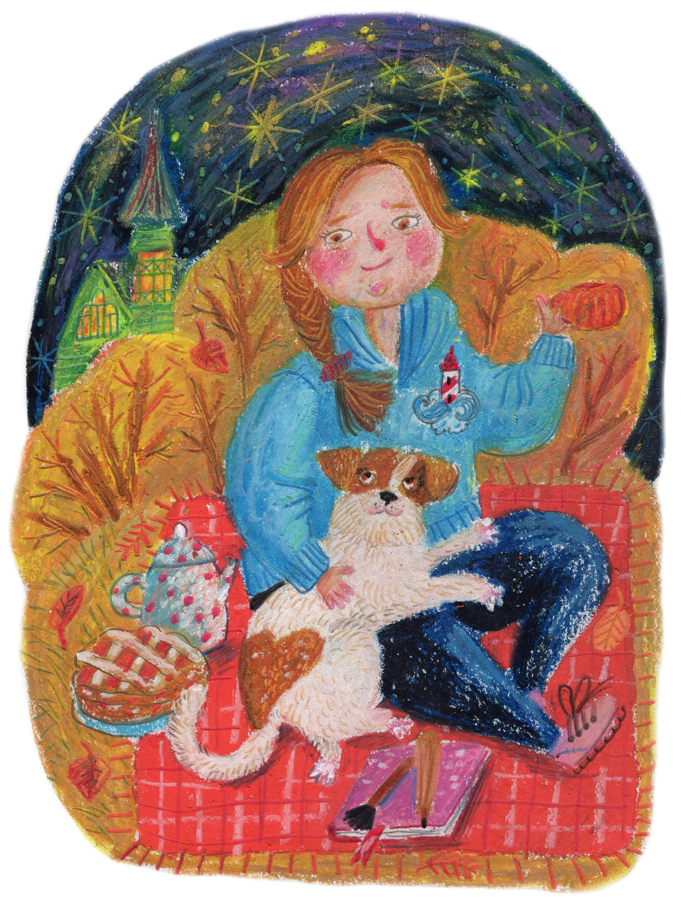 Осенняя серия — Изображение №9 — Иллюстрация на Dprofile