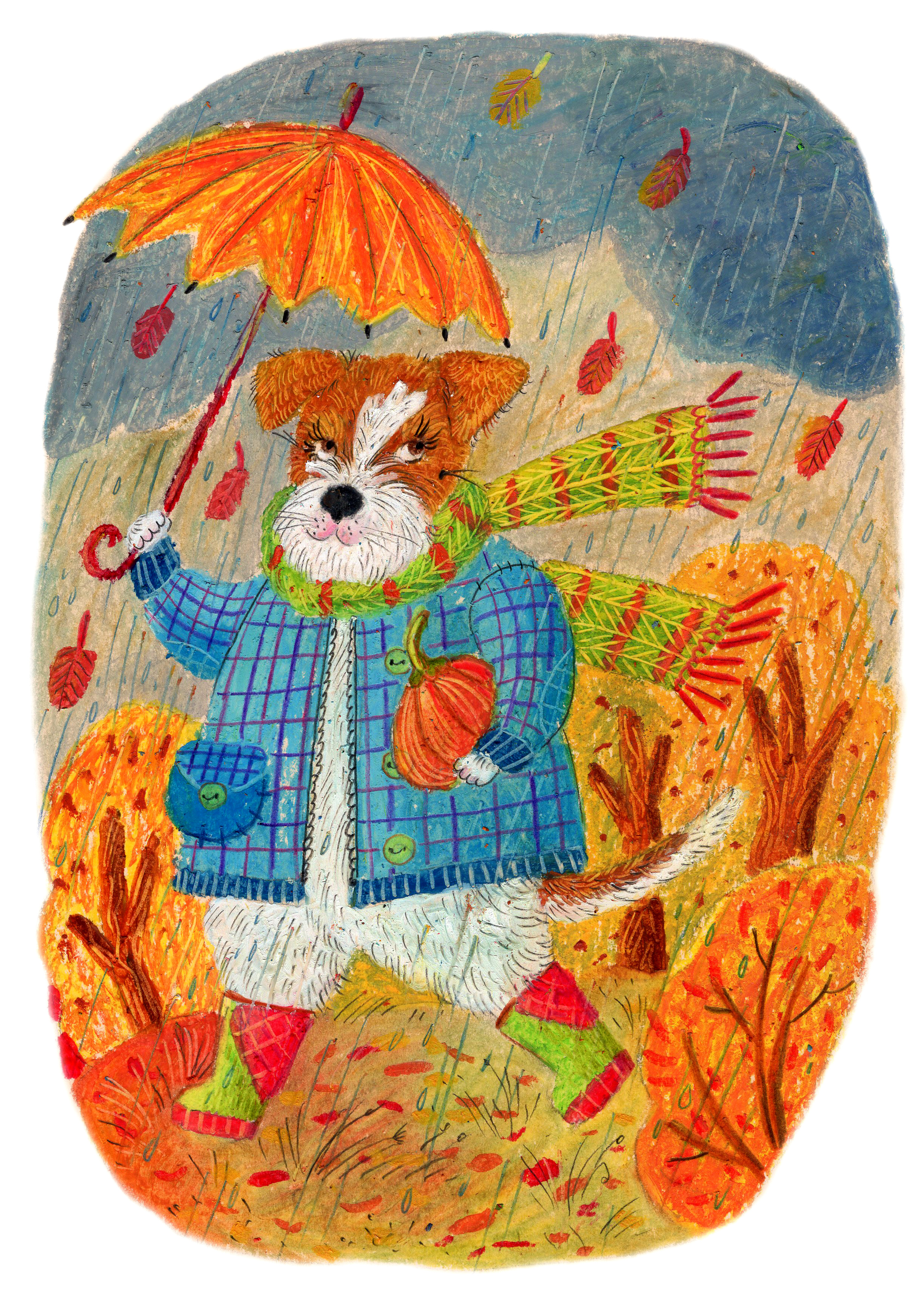 Осенняя серия — Изображение №10 — Иллюстрация на Dprofile