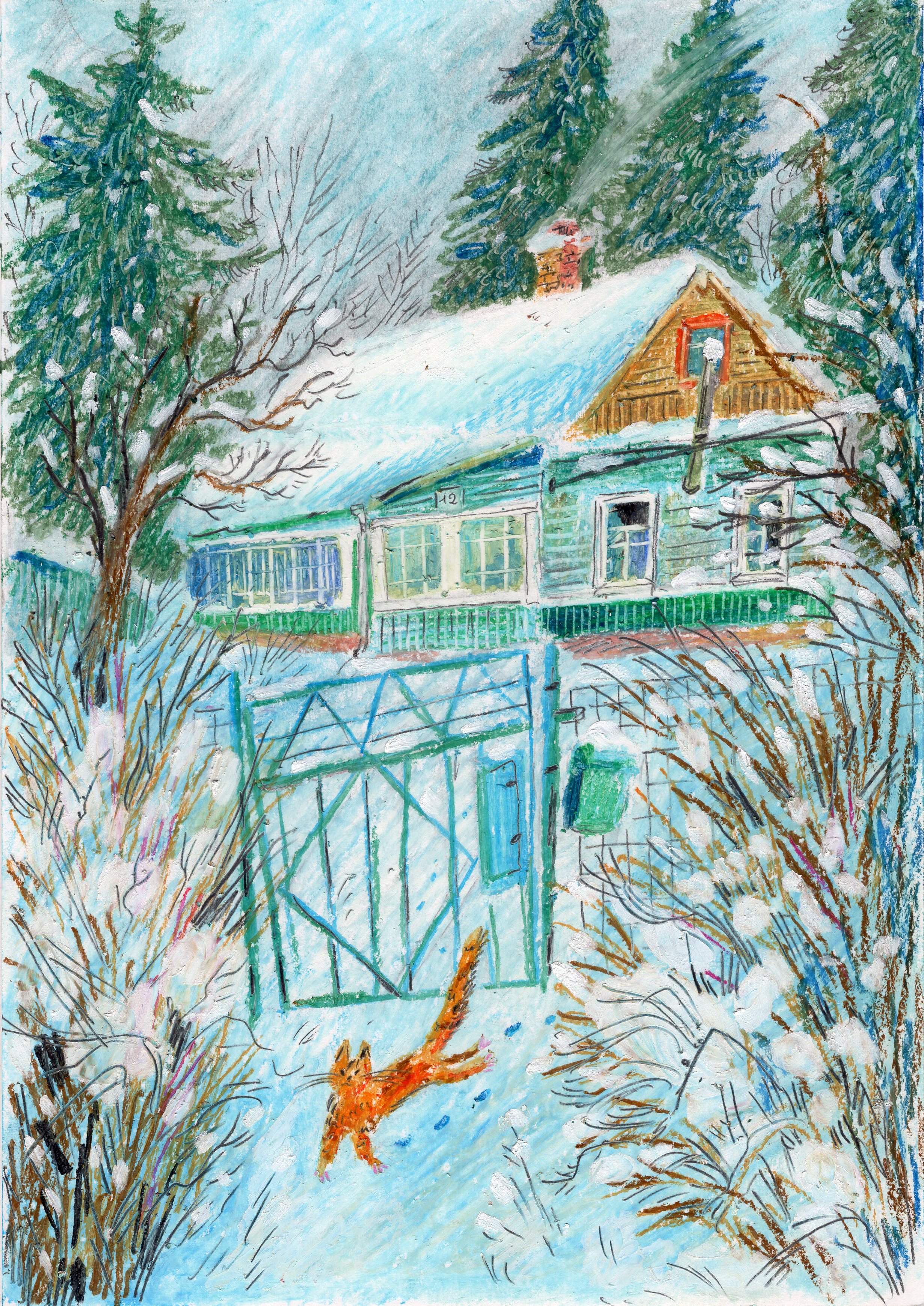 Зимняя серия — Изображение №5 — Иллюстрация, Графика на Dprofile