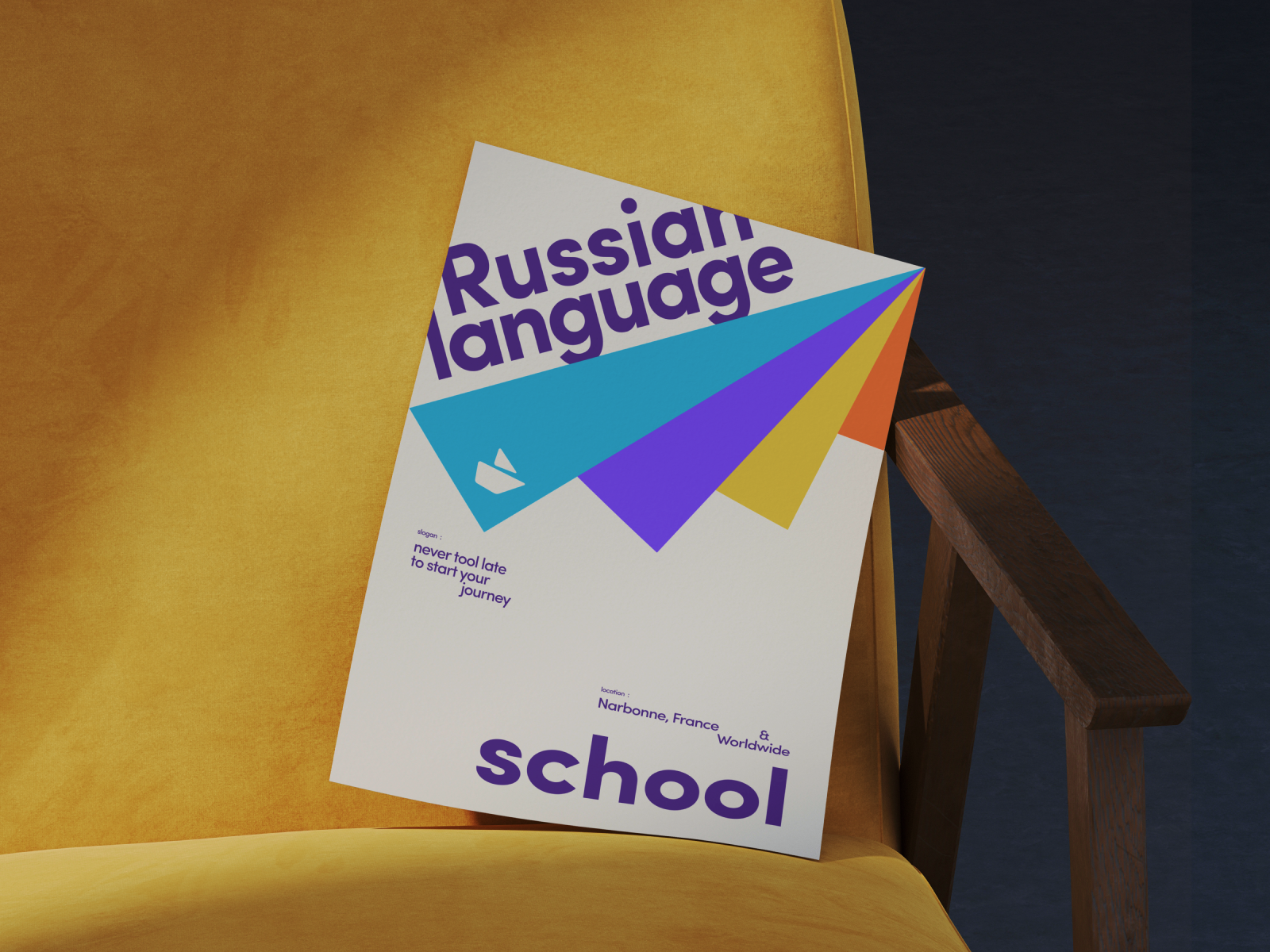 BLISKO — школа русского языка — Изображение №7 — Брендинг, Графика на Dprofile