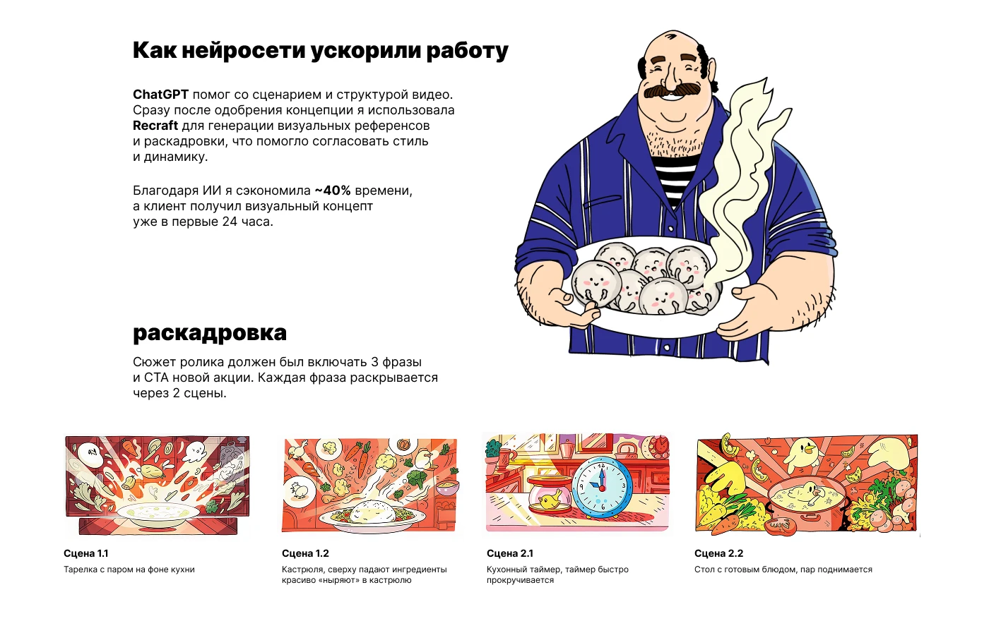 Смекалка - ролик, созданный с помощью ИИ — Изображение №3 — Иллюстрация, Анимация на Dprofile