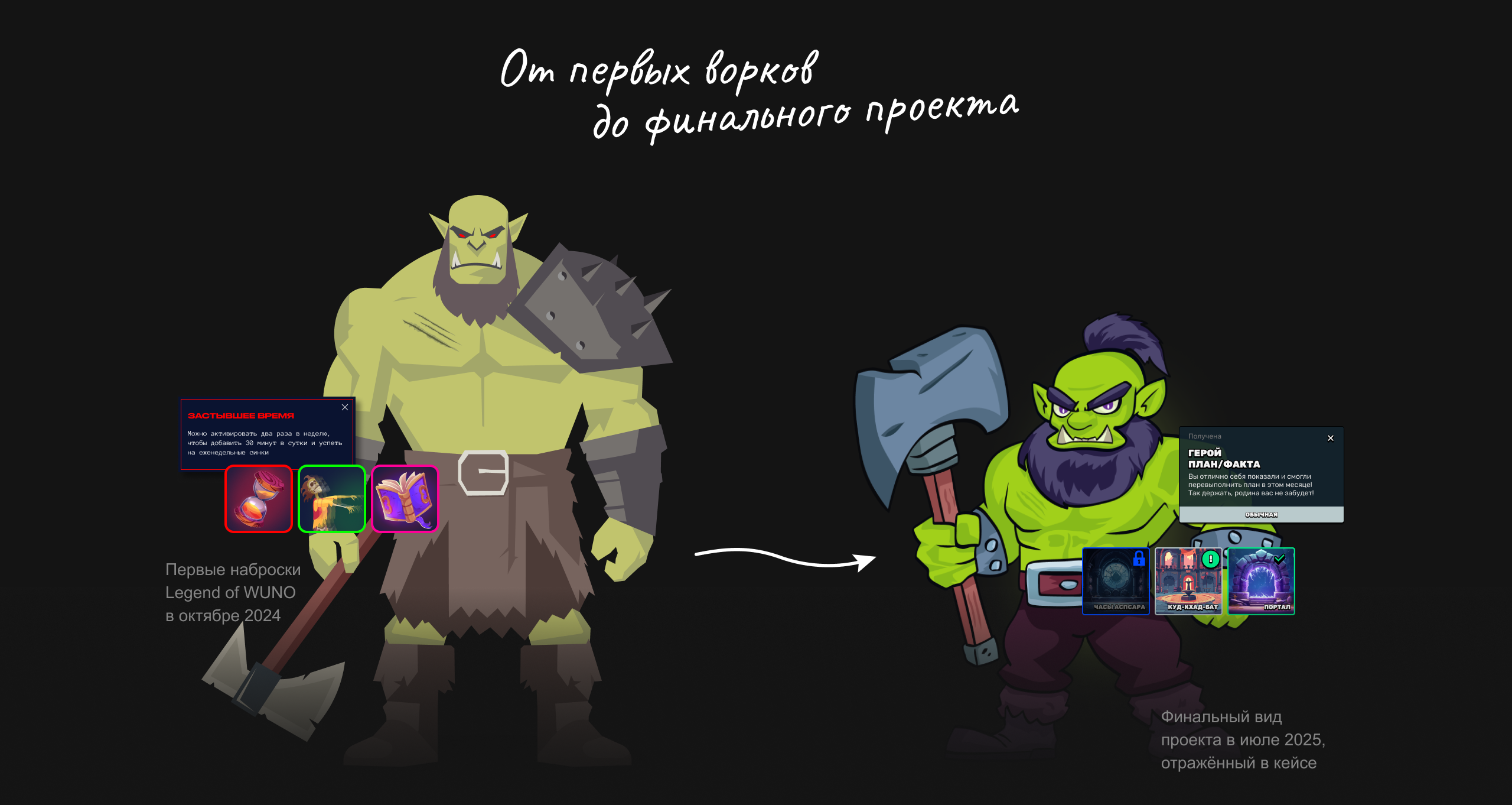 RPG-игра для сотрудников — Изображение №19 — Интерфейсы, Иллюстрация на Dprofile