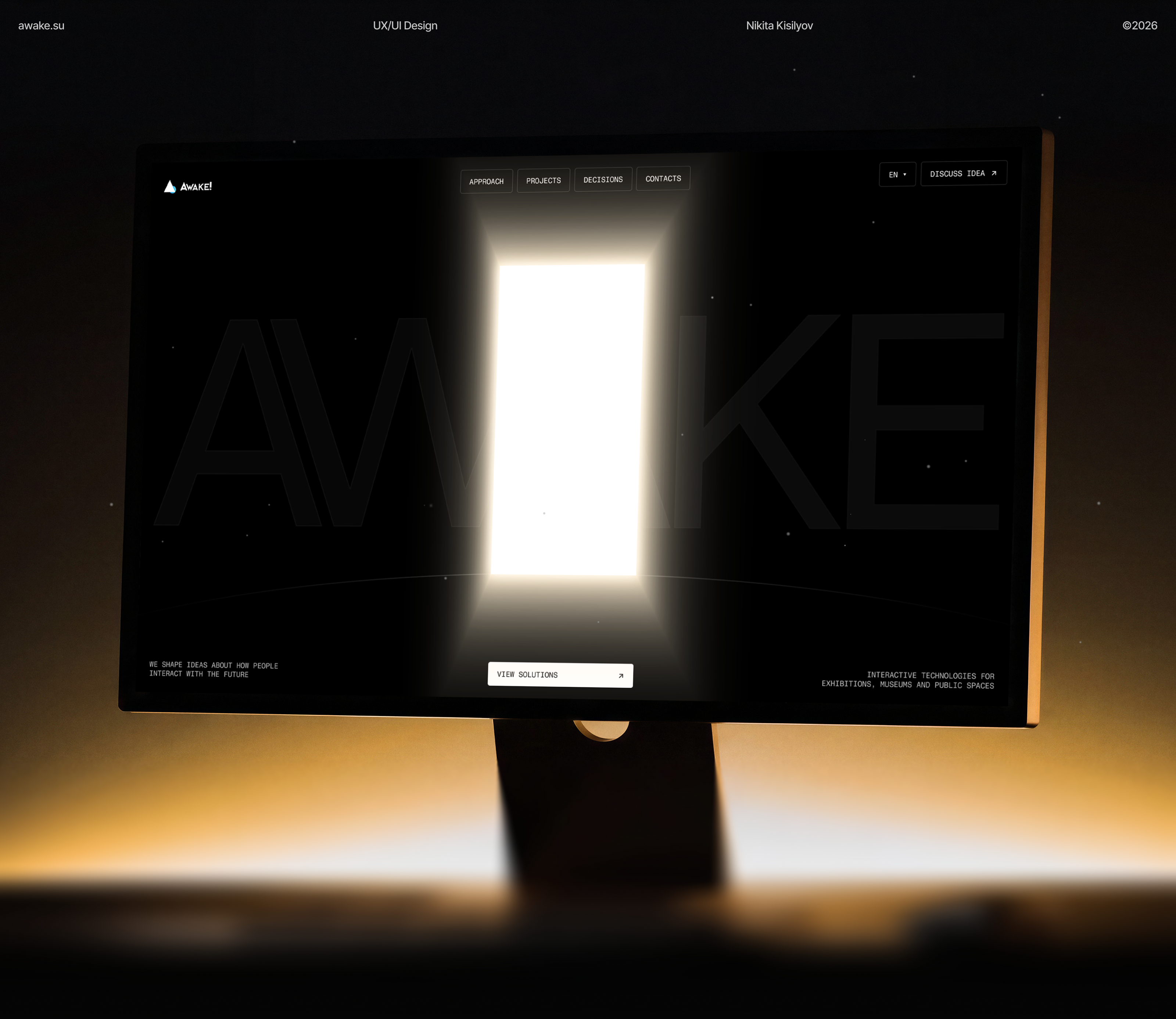 AWAKE — сайт для технологической компании — Изображение №1 — Интерфейсы, Анимация на Dprofile