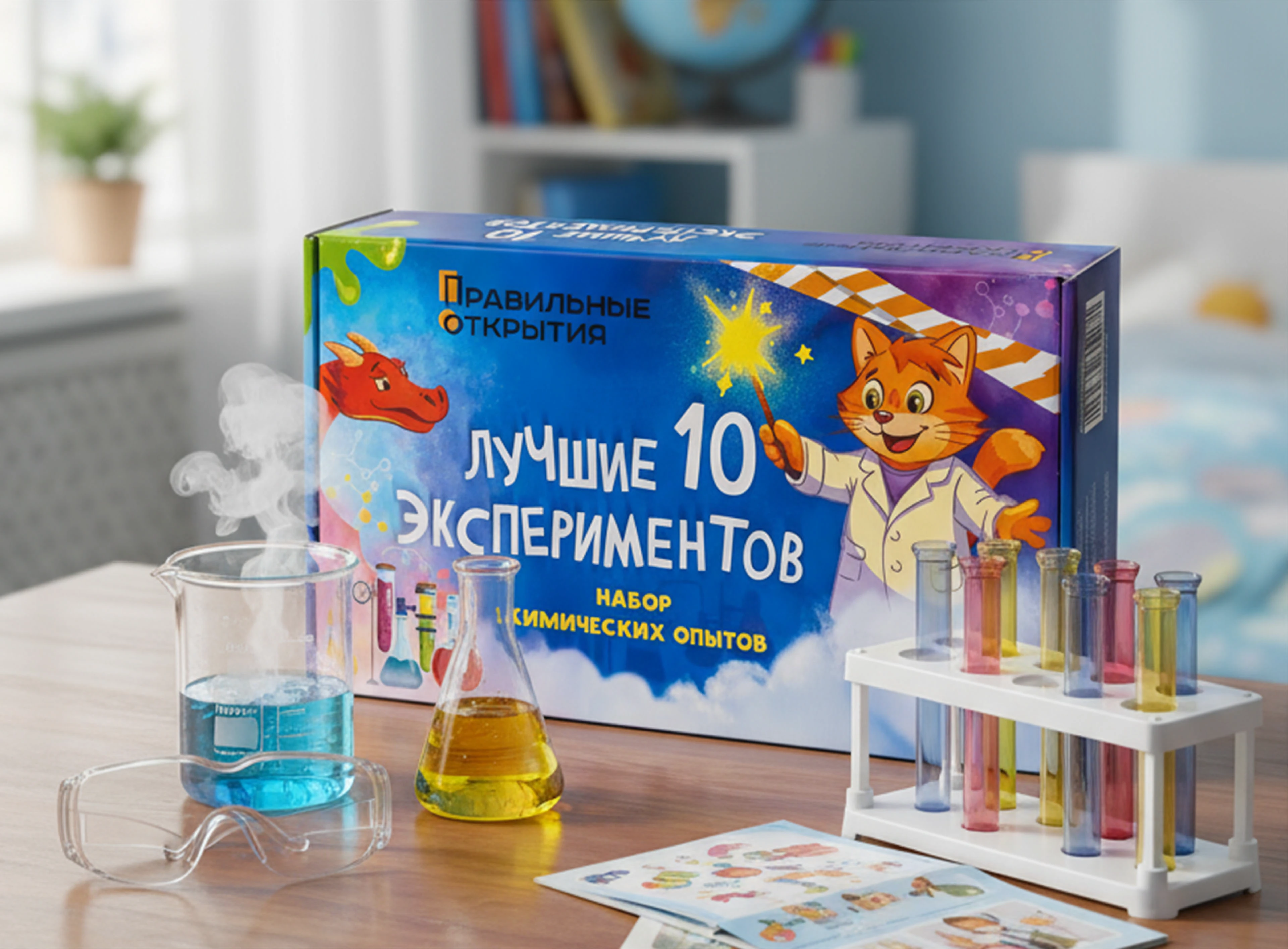 Дизайн упаковки химических опытов для детей — Изображение №1 — Брендинг, Иллюстрация на Dprofile