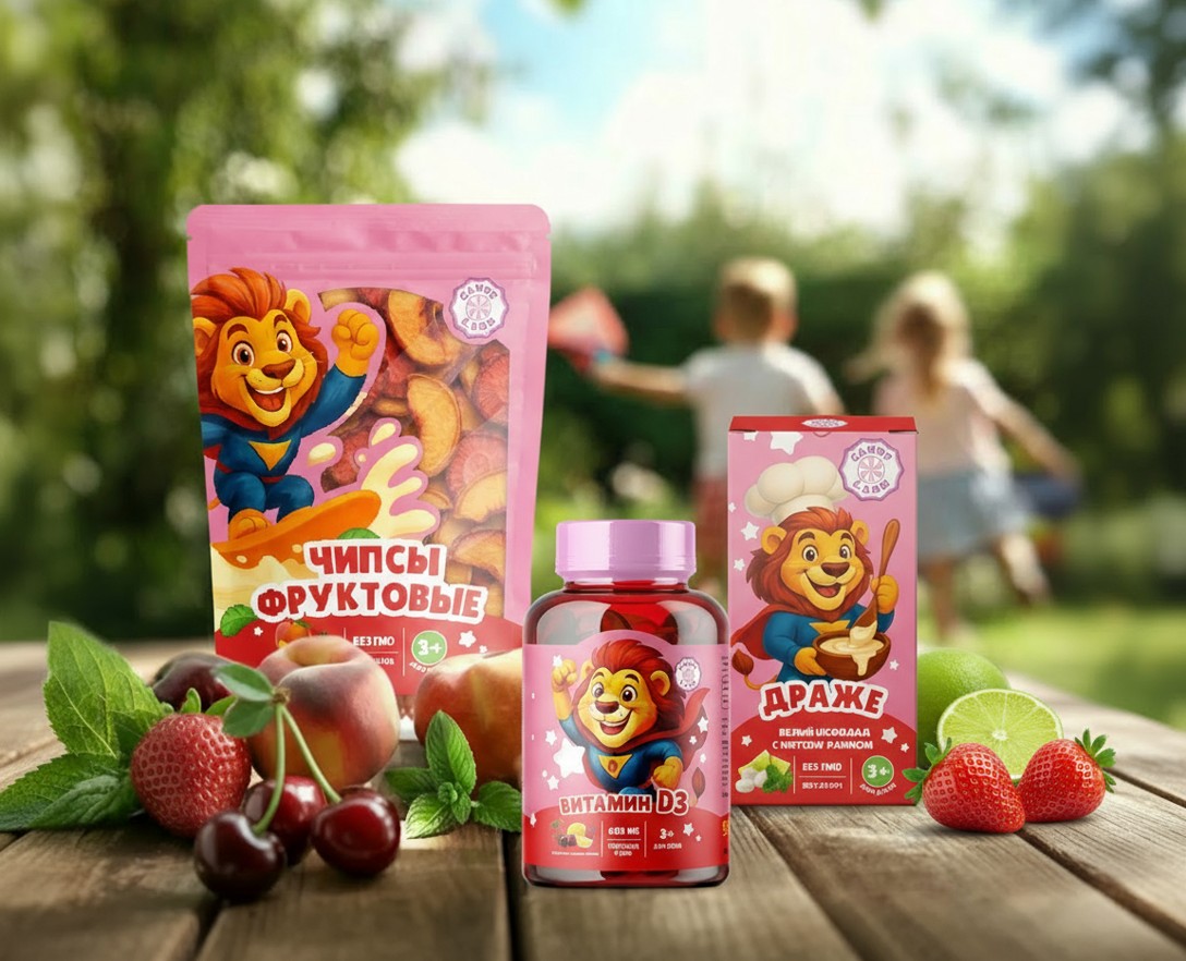 Дизайн упаковки для линейки детского перекуса на Dprofile