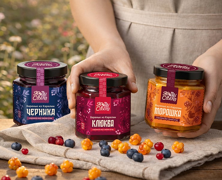 Дизайн упаковок линейки кондитерской продукции на Dprofile