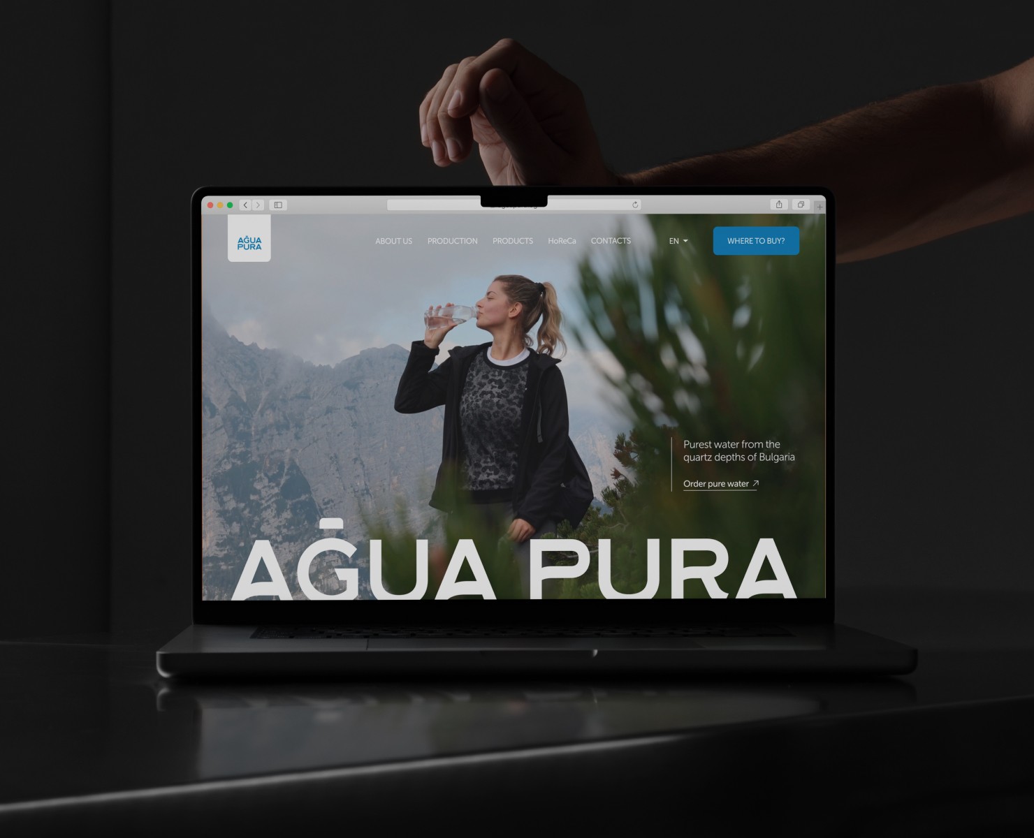 Agua Pura ⋅ Корпоративный сайт на Dprofile