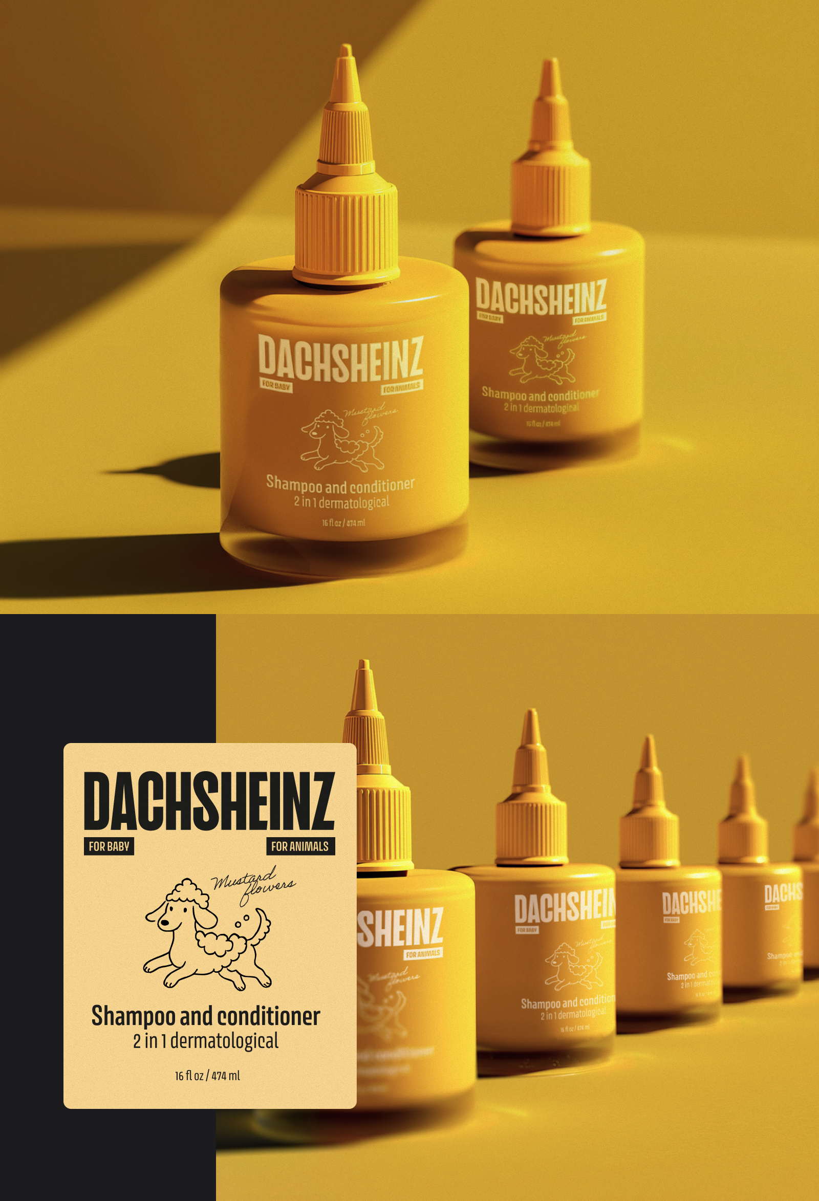 DACHSHEINZ — приправы для шерсти вашего питомца. — Изображение №8 — Брендинг на Dprofile