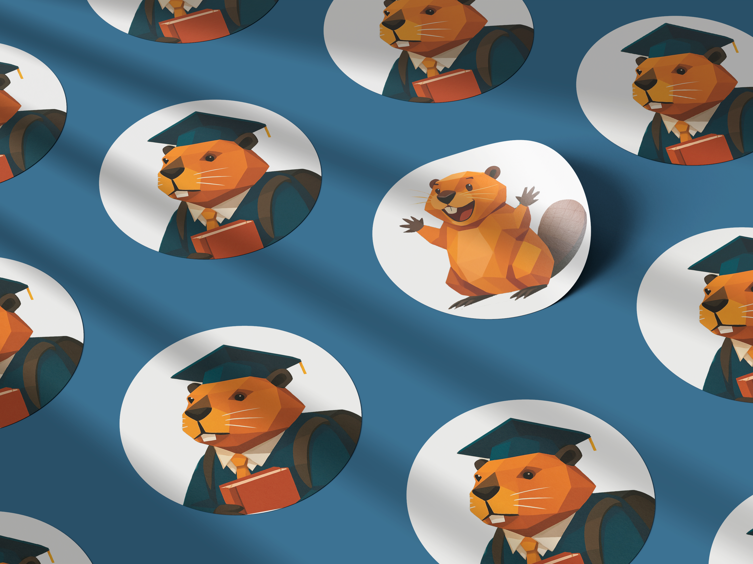 Маскот | Персонаж для учебного заведения — Изображение №9 — Брендинг, Иллюстрация на Dprofile