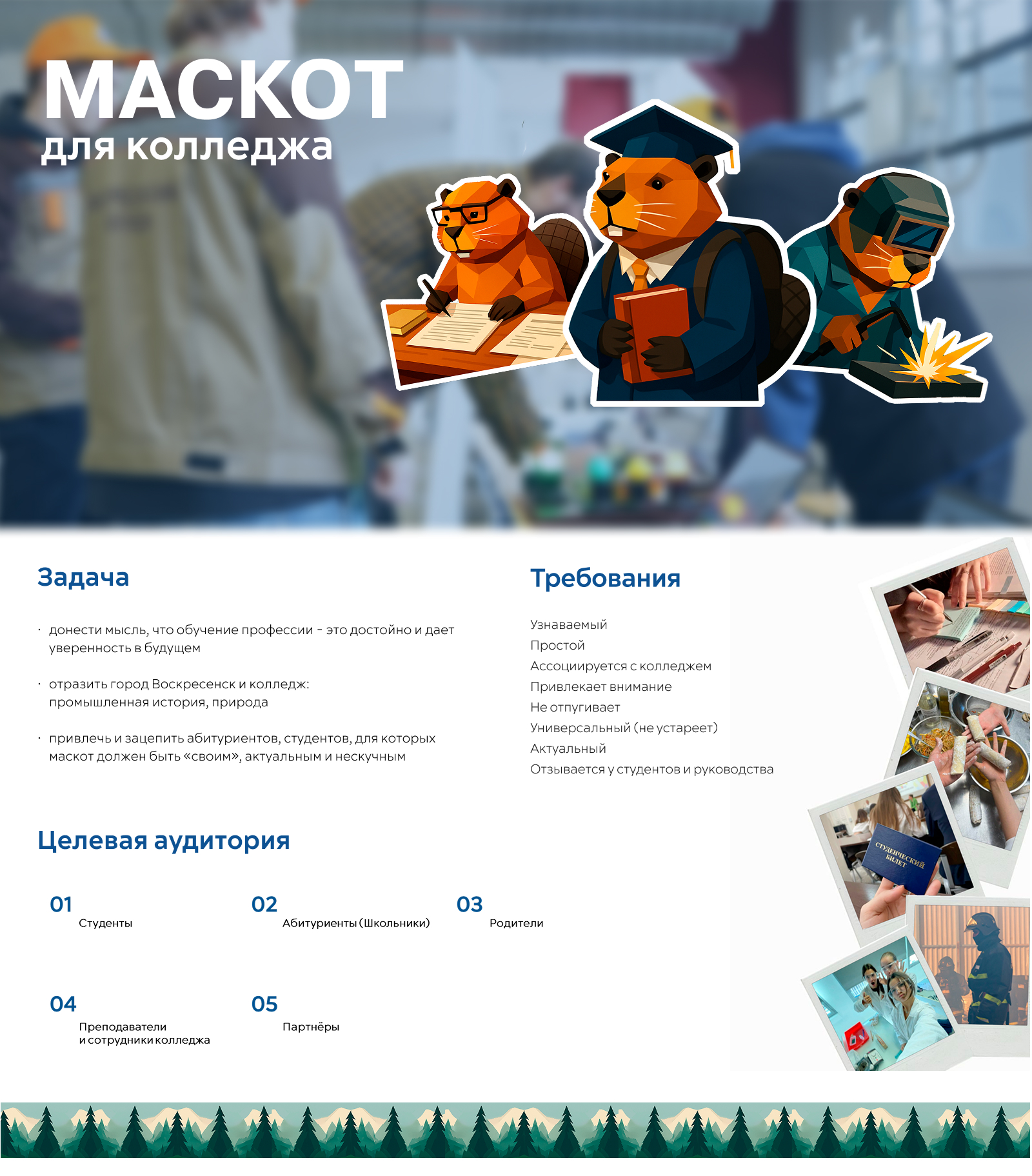 Маскот | Персонаж для учебного заведения — Изображение №1 — Брендинг, Иллюстрация на Dprofile