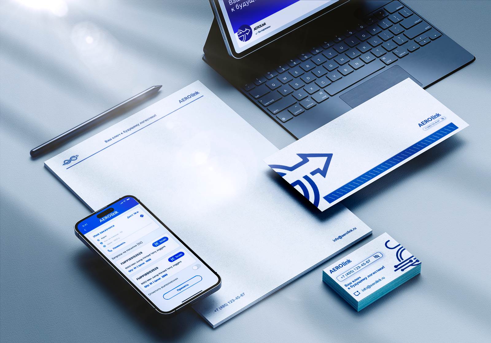 AEROLINK — фирменный стиль — Изображение №16 — Брендинг, Графика на Dprofile