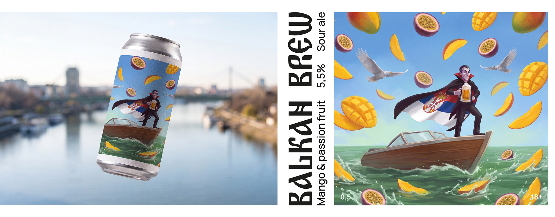 [Balkan Brew] логотип и серия этикеток для крафтового пива — Изображение №3 — Брендинг на Dprofile