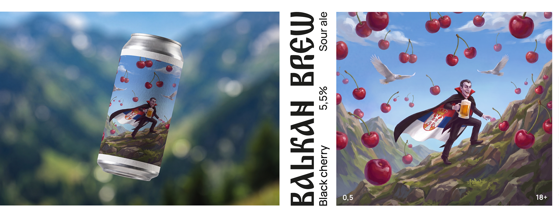 [Balkan Brew] логотип и серия этикеток для крафтового пива — Изображение №5 — Брендинг на Dprofile