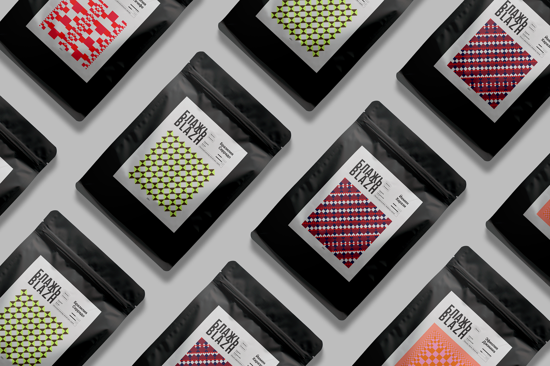 [БЛАЖЬ | BLAZH] айдентика и упаковка роастера спешалти кофе — Изображение №11 — Брендинг на Dprofile