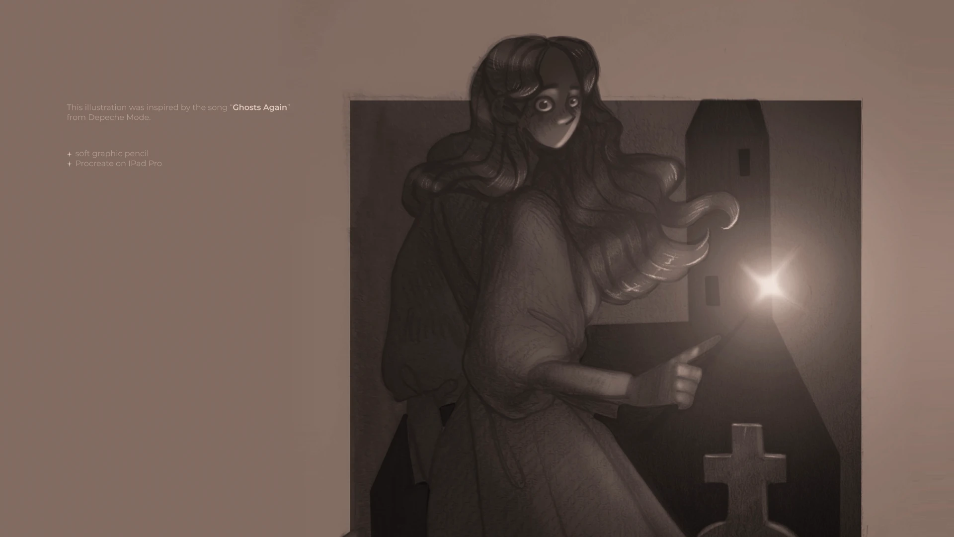 Ghost Again ✸ Sketch+Digital Render — Изображение №2 — Иллюстрация на Dprofile