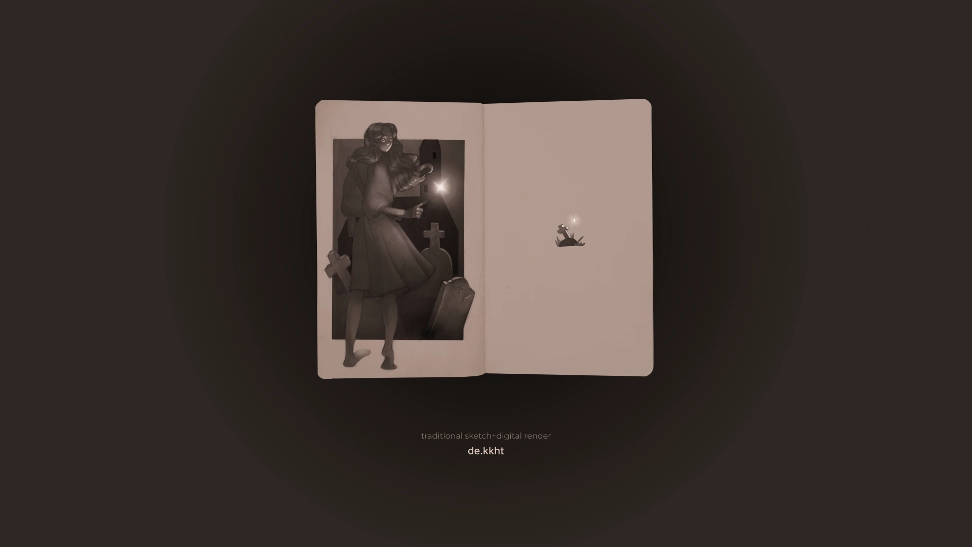 Ghost Again ✸ Sketch+Digital Render — Изображение №1 — Иллюстрация на Dprofile