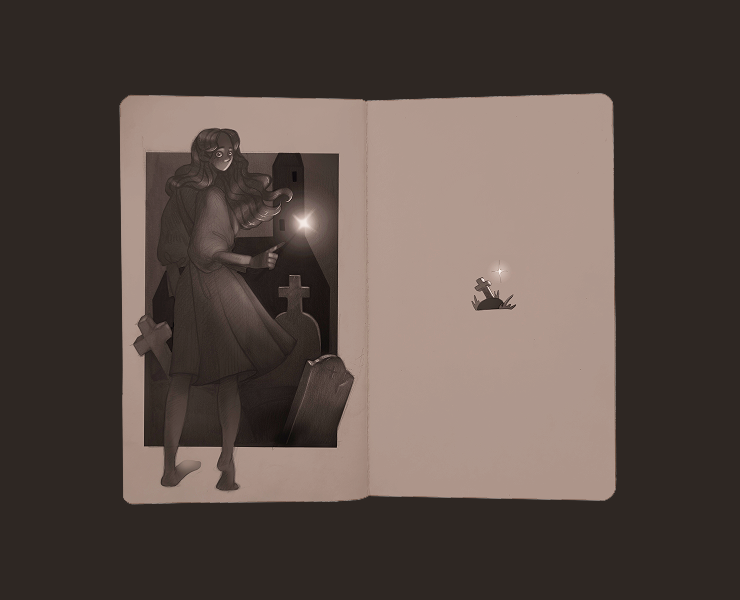 Ghost Again ✸ Sketch+Digital Render — Иллюстрация на Dprofile