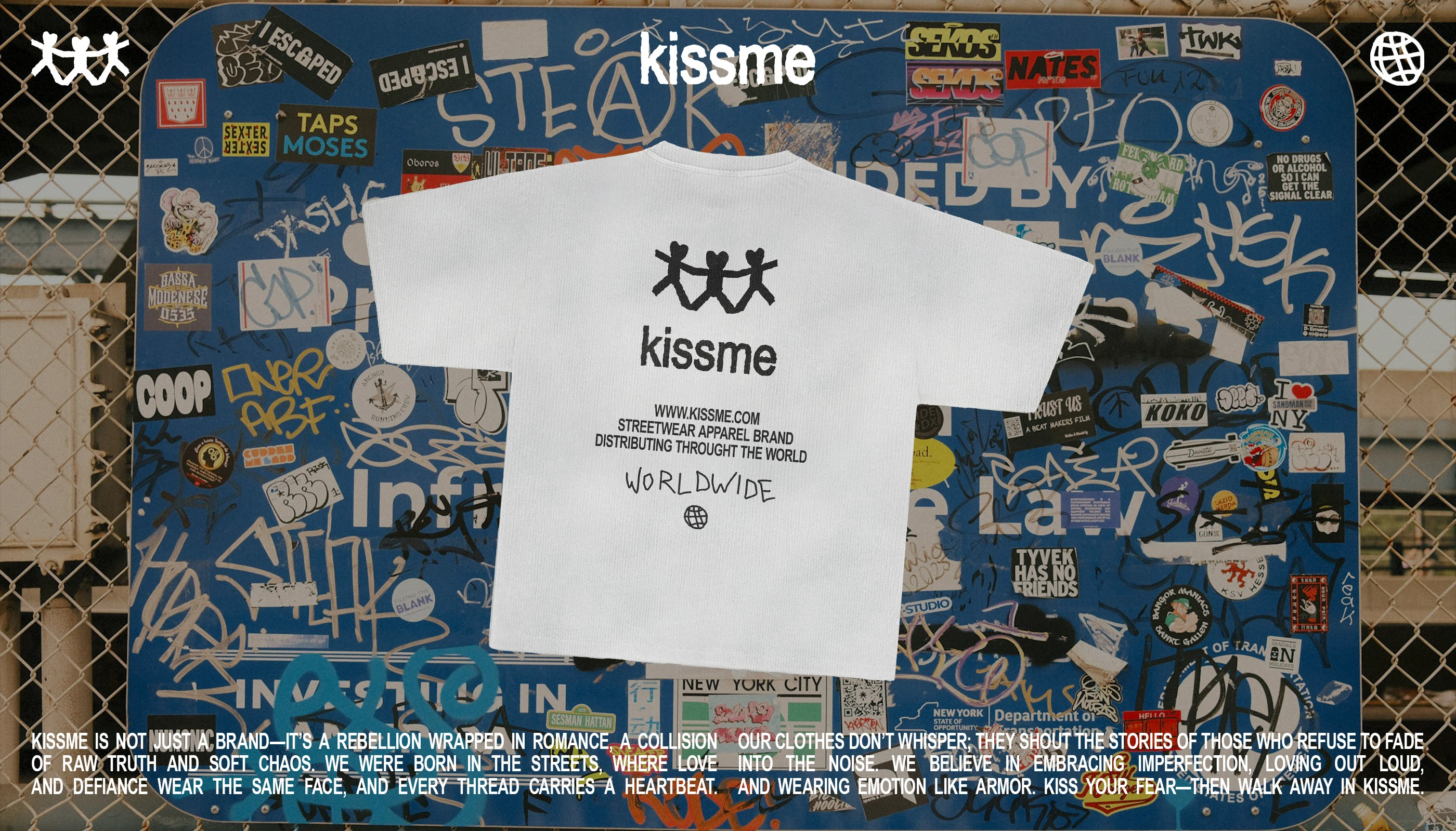 kissme — Streetwear brand logo design — Изображение №1 — Брендинг на Dprofile