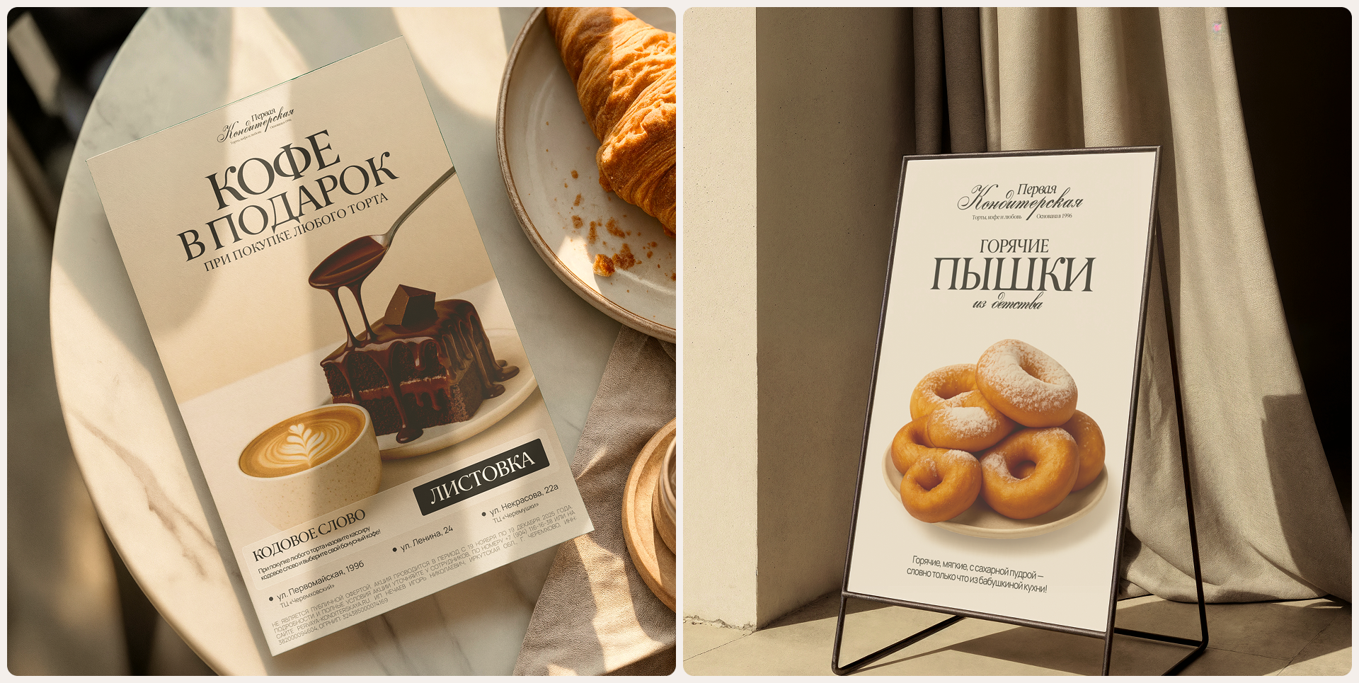 Первая Кондитерская. Брендинг. — Изображение №7 — Интерфейсы, Брендинг на Dprofile