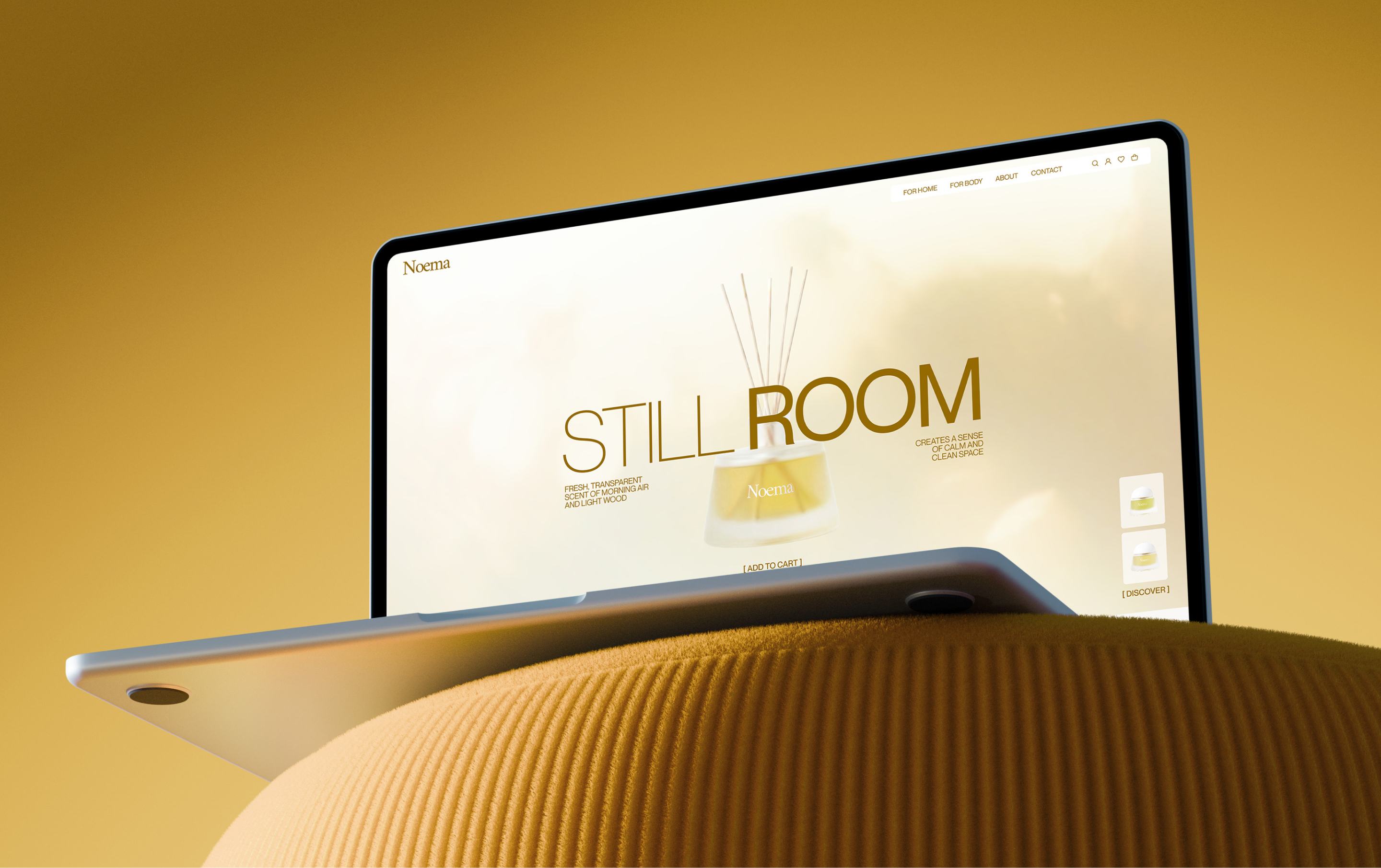 Noema — UX/UI design, E-commerce website — Изображение №3 — Интерфейсы на Dprofile