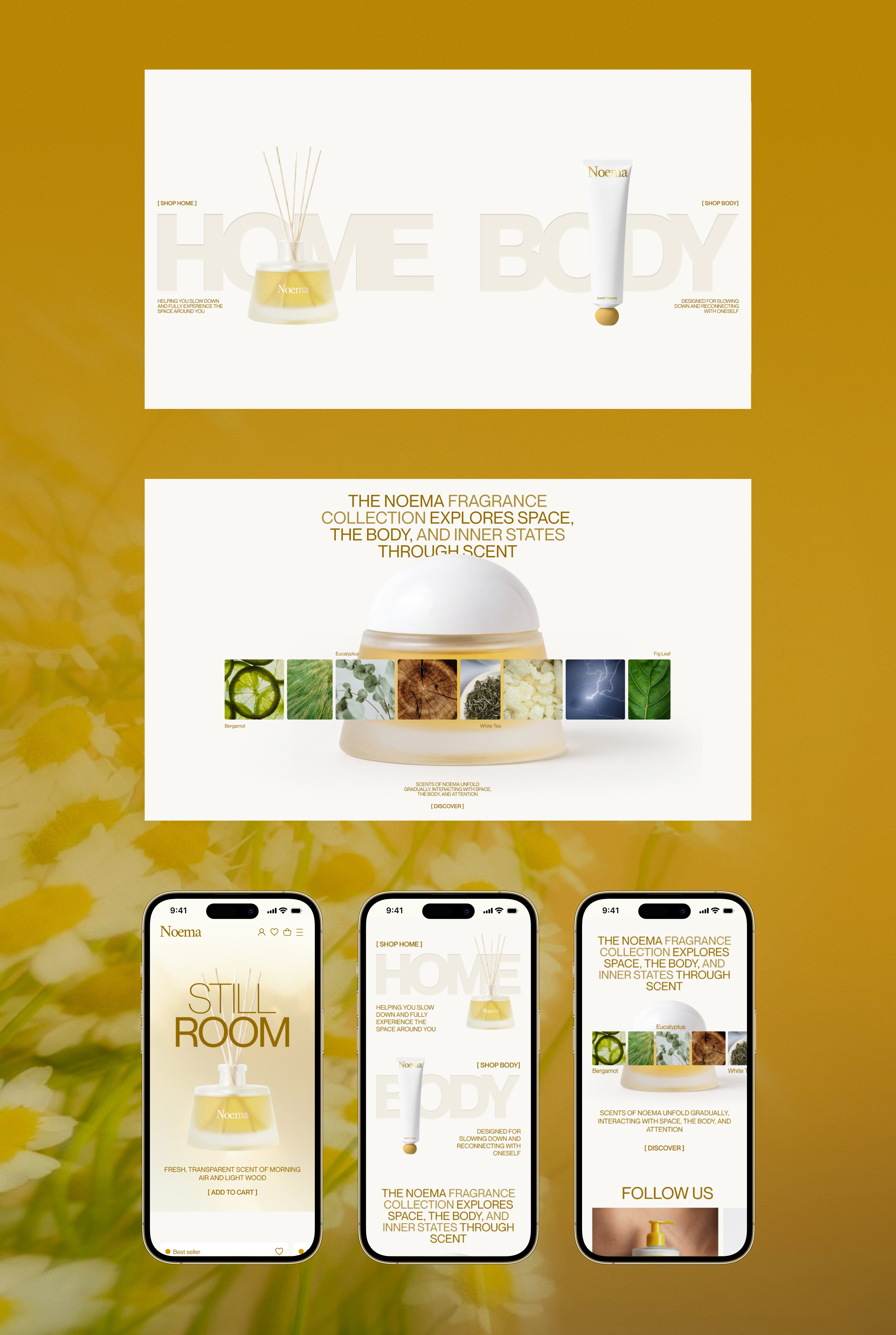 Noema — UX/UI design, E-commerce website — Изображение №4 — Интерфейсы на Dprofile