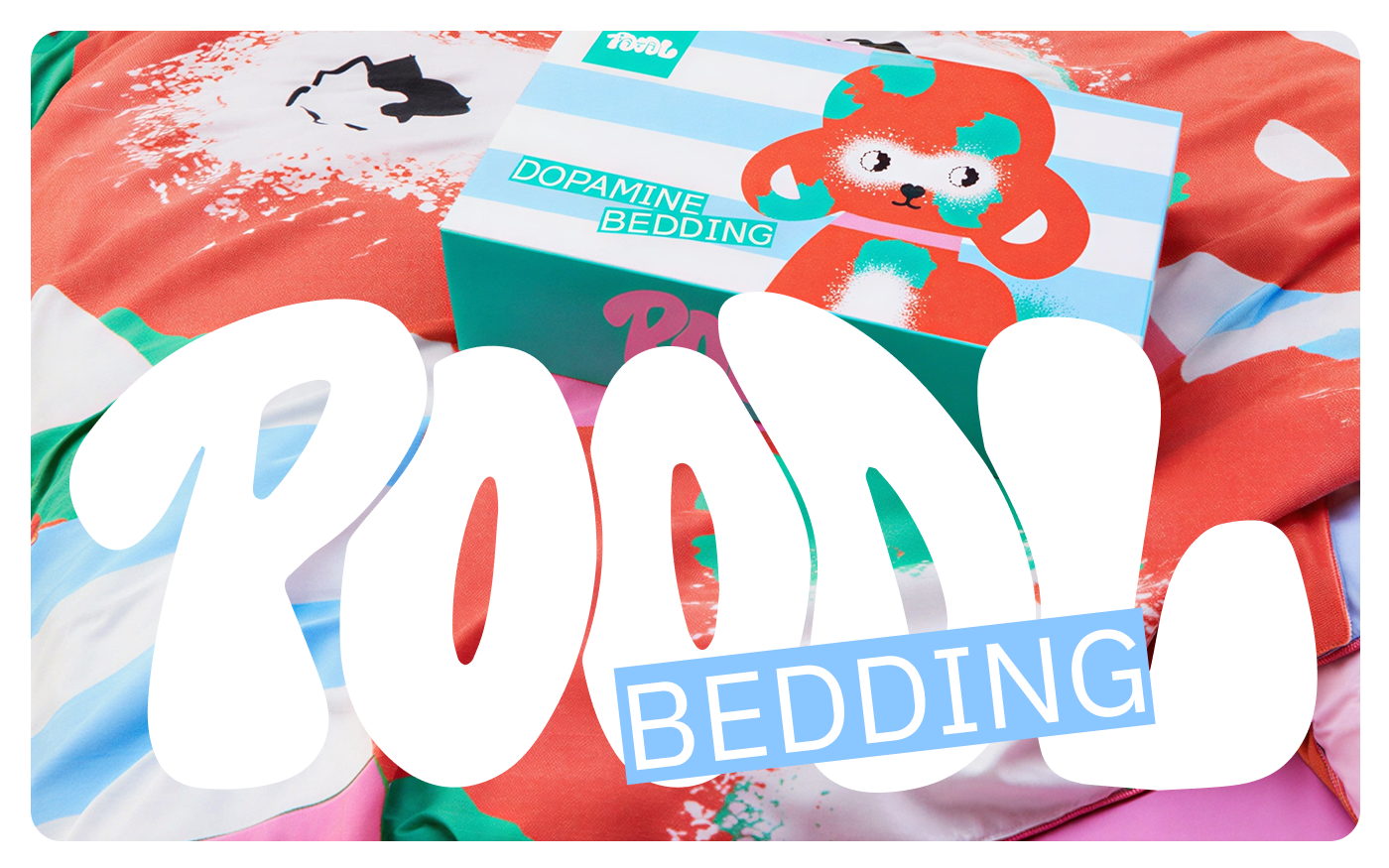 Poodl — дофаминовое постельное белье — Изображение №1 — Брендинг на Dprofile
