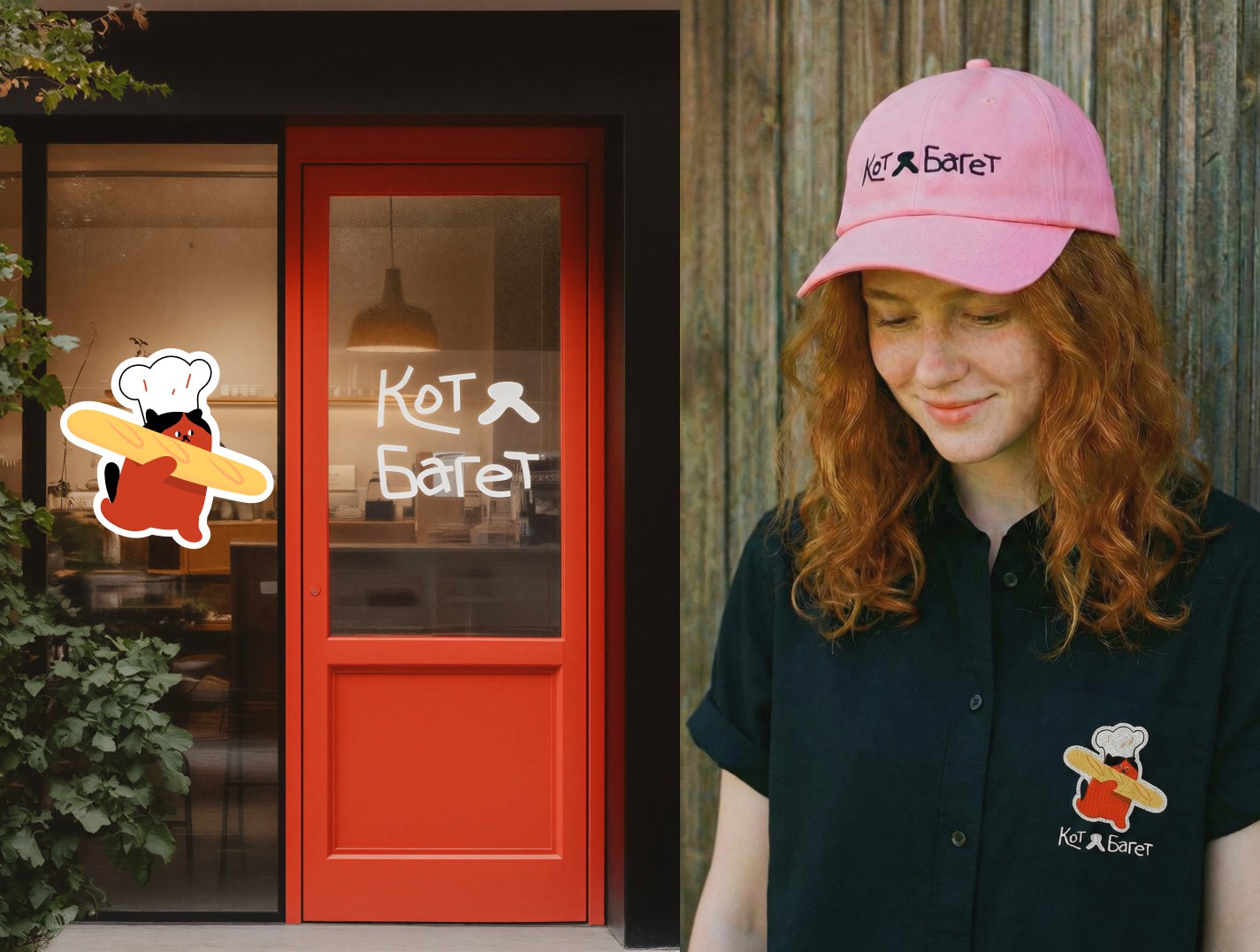 «Кот и багет» — концепт бренда пекарни — Изображение №4 — Брендинг, Иллюстрация на Dprofile