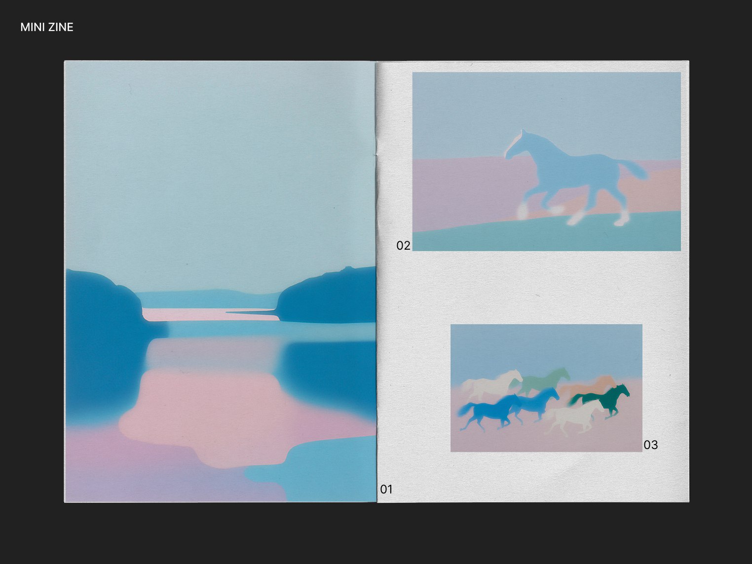 ZINE RUNAWAY HORSES — Изображение №1 — Иллюстрация, Графика на Dprofile