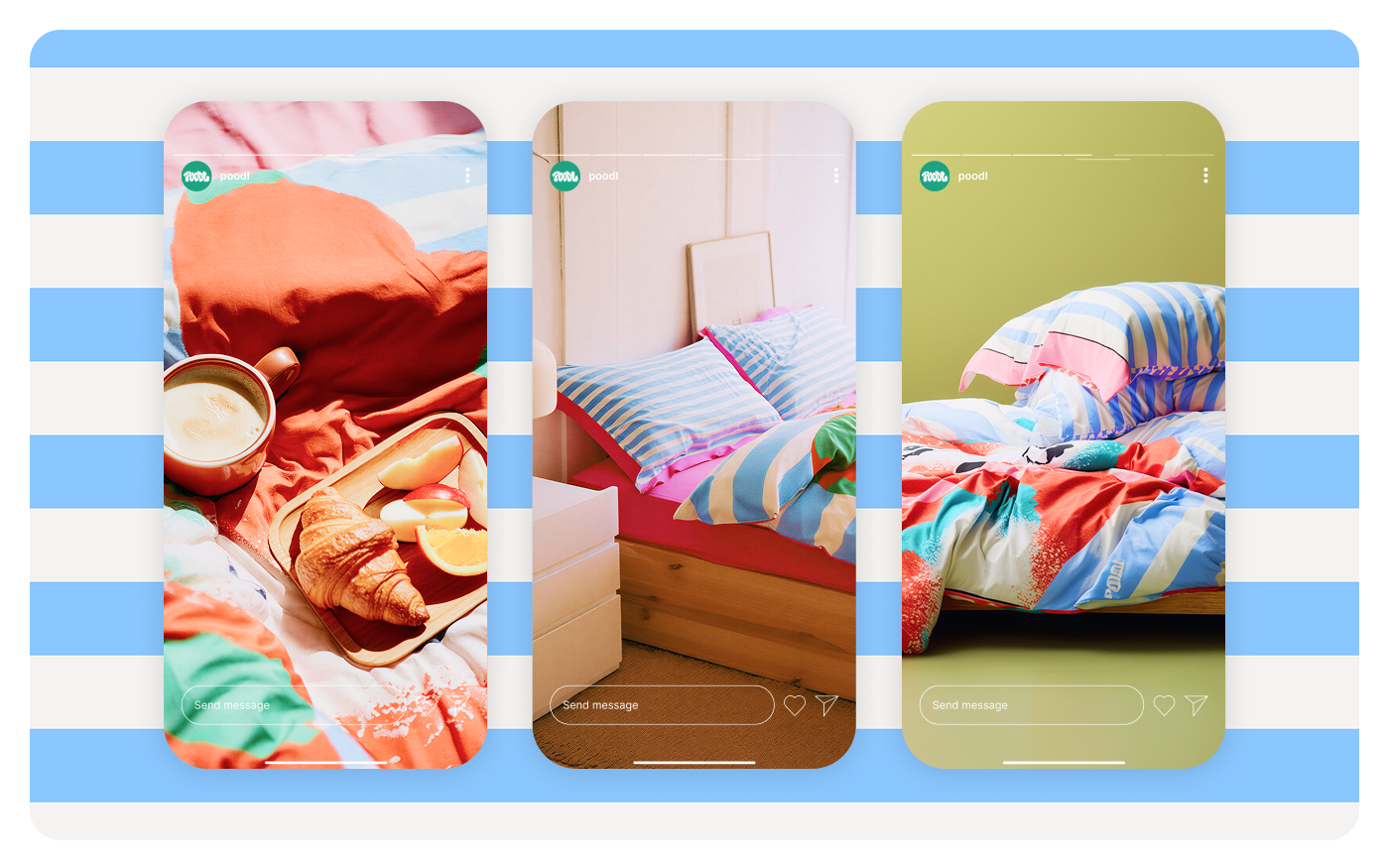 Poodl — дофаминовое постельное белье — Изображение №7 — Брендинг на Dprofile