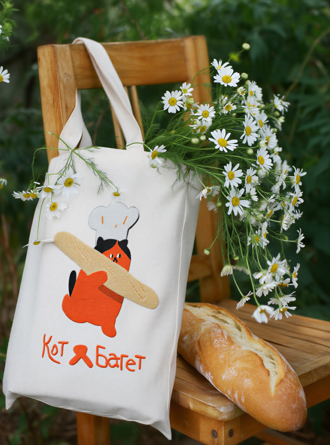 «Кот и багет» — концепт бренда пекарни — Изображение №3 — Брендинг, Иллюстрация на Dprofile