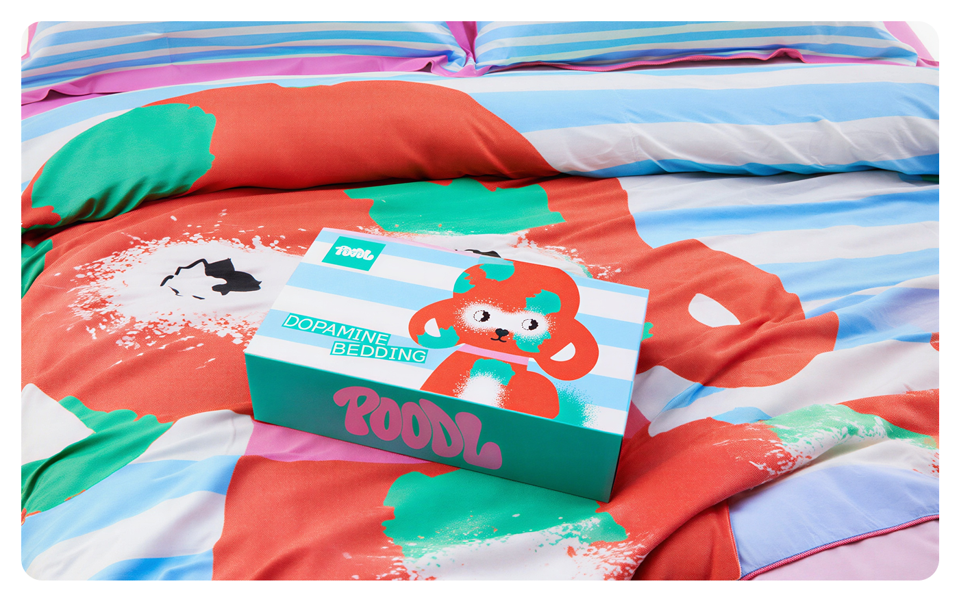 Poodl — дофаминовое постельное белье — Изображение №3 — Брендинг на Dprofile