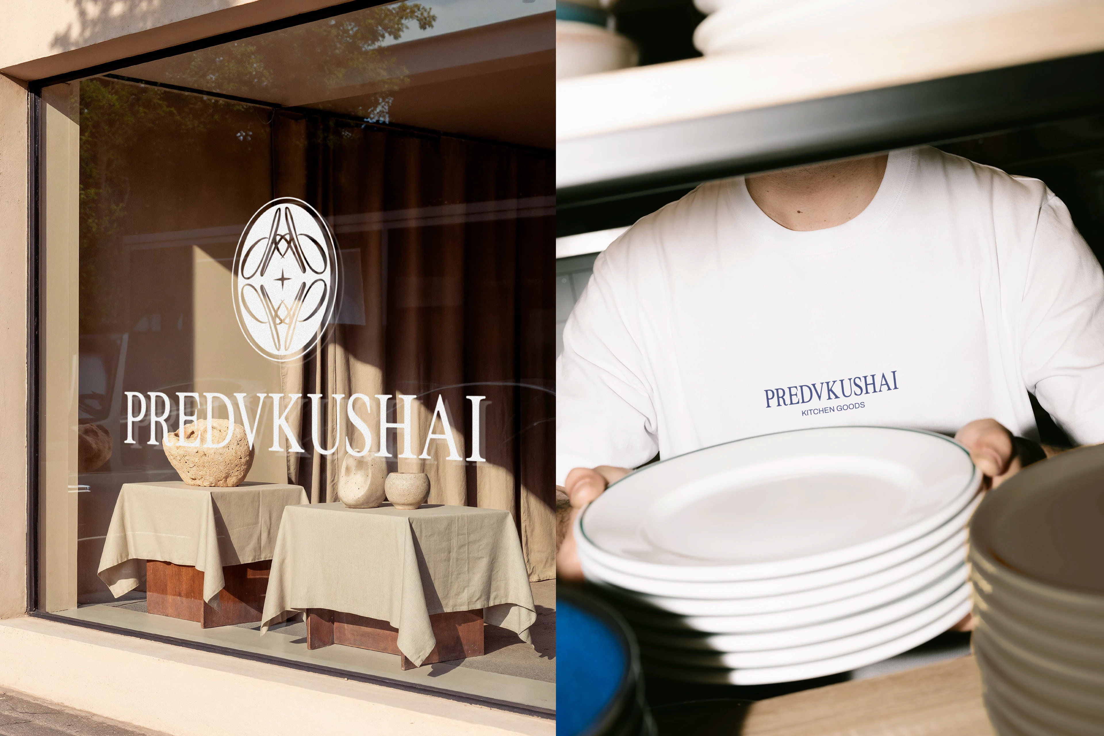PREDVKUSHAI | Айдентика для бренда посуды для кухни — Изображение №3 — Брендинг на Dprofile