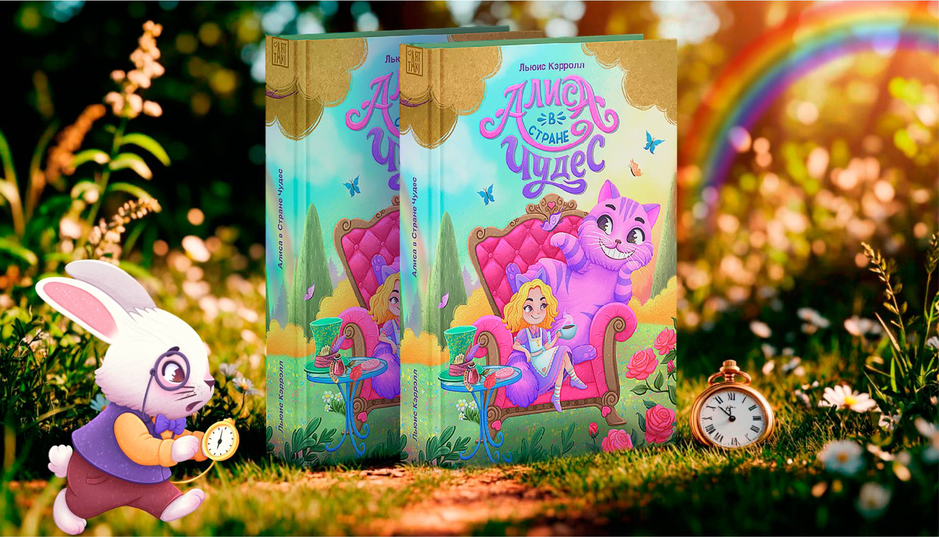 Книжная иллюстрация "Алиса в Стране Чудес" — Изображение №1 — Иллюстрация, Графика на Dprofile