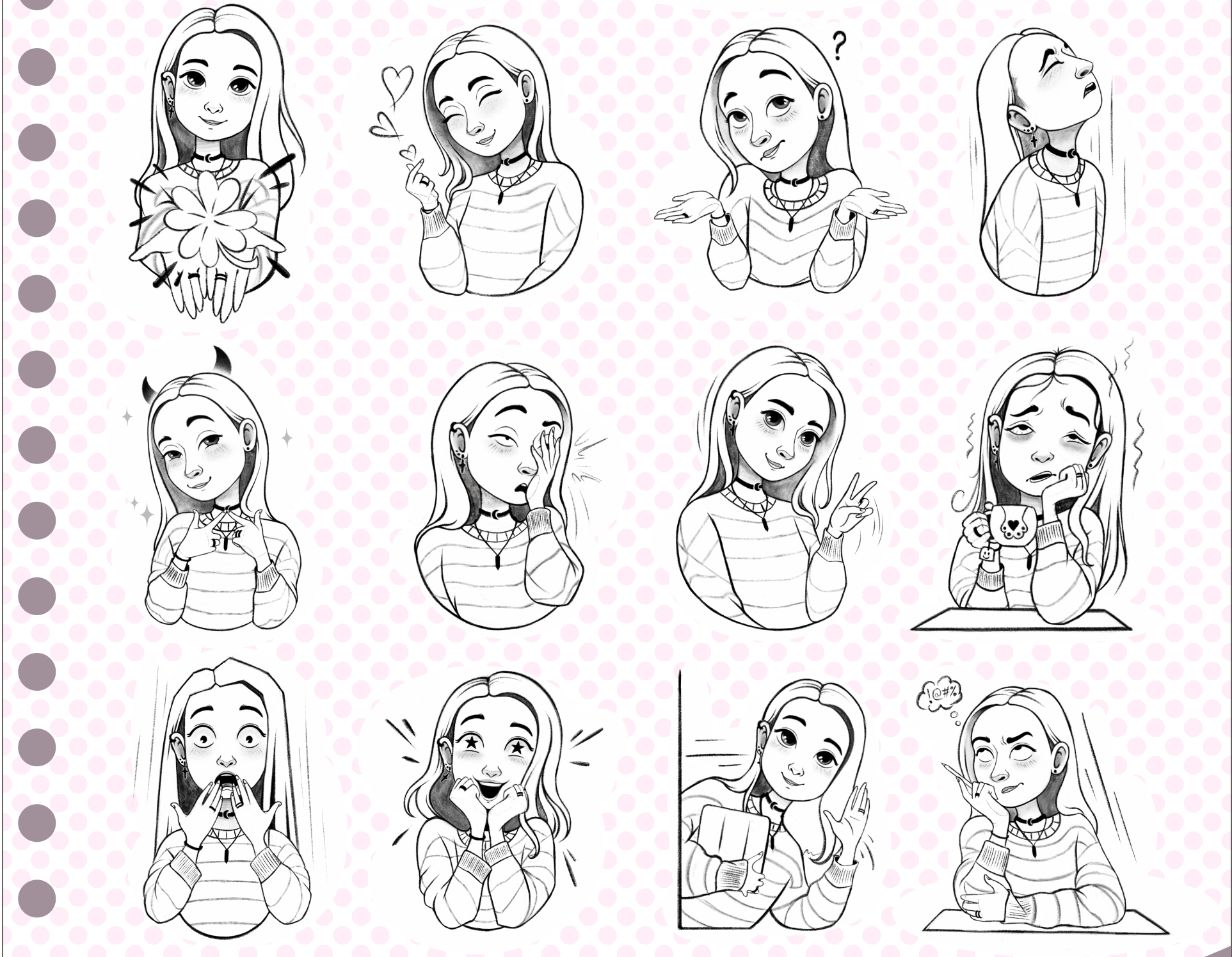 Персональный стикерпак — Изображение №3 — Иллюстрация на Dprofile