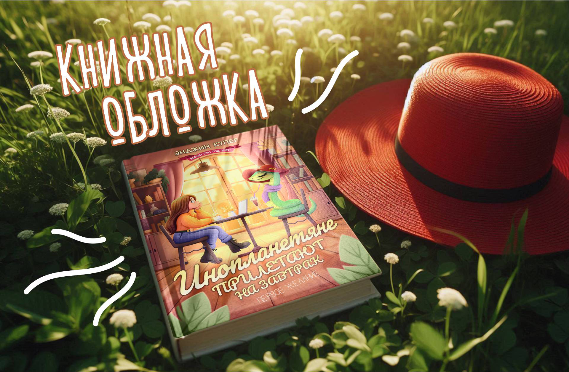 Книжная обложка романа про год Змеи/Book cover — Изображение №1 — Иллюстрация, Графика на Dprofile