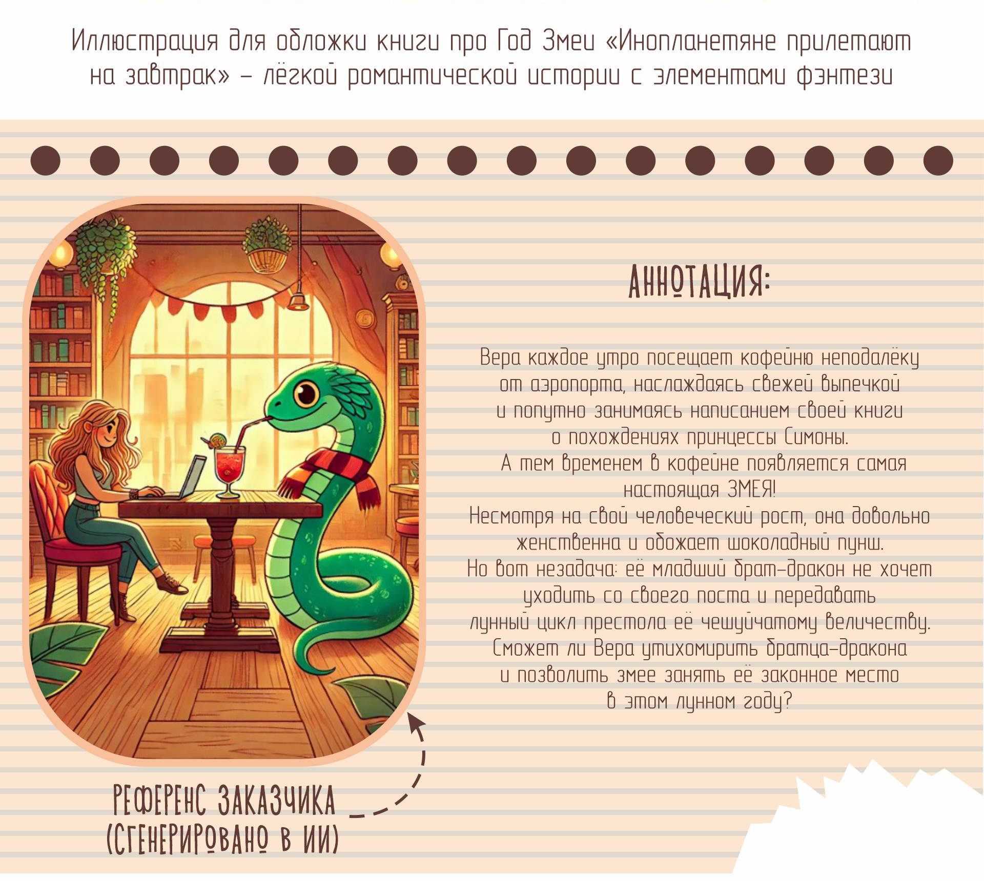 Книжная обложка романа про год Змеи/Book cover — Изображение №2 — Иллюстрация, Графика на Dprofile