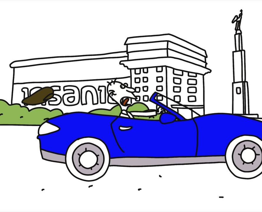 Мультфильм для клиники по пересадке волос — Иллюстрация, Анимация на Dprofile