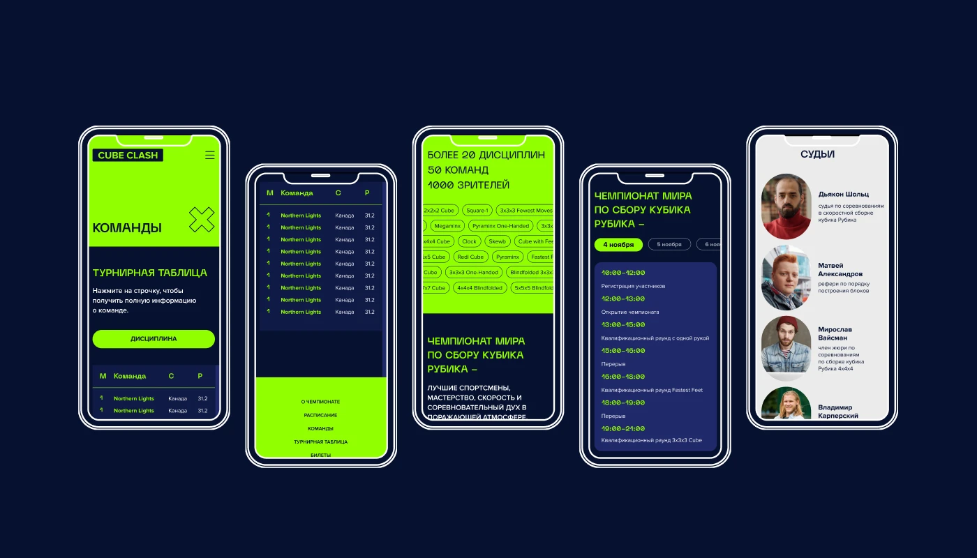 Rubik's Cube World Championship — Изображение №6 — Интерфейсы, Брендинг на Dprofile