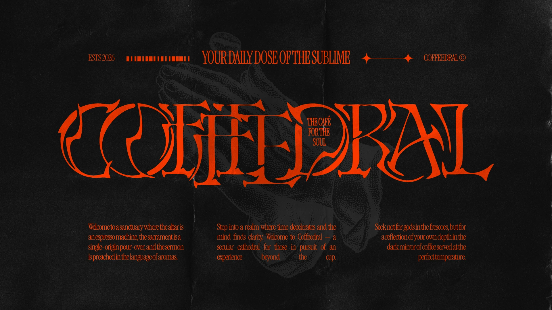 Концепт для кофейни Coffedral — Изображение №1 — Брендинг на Dprofile