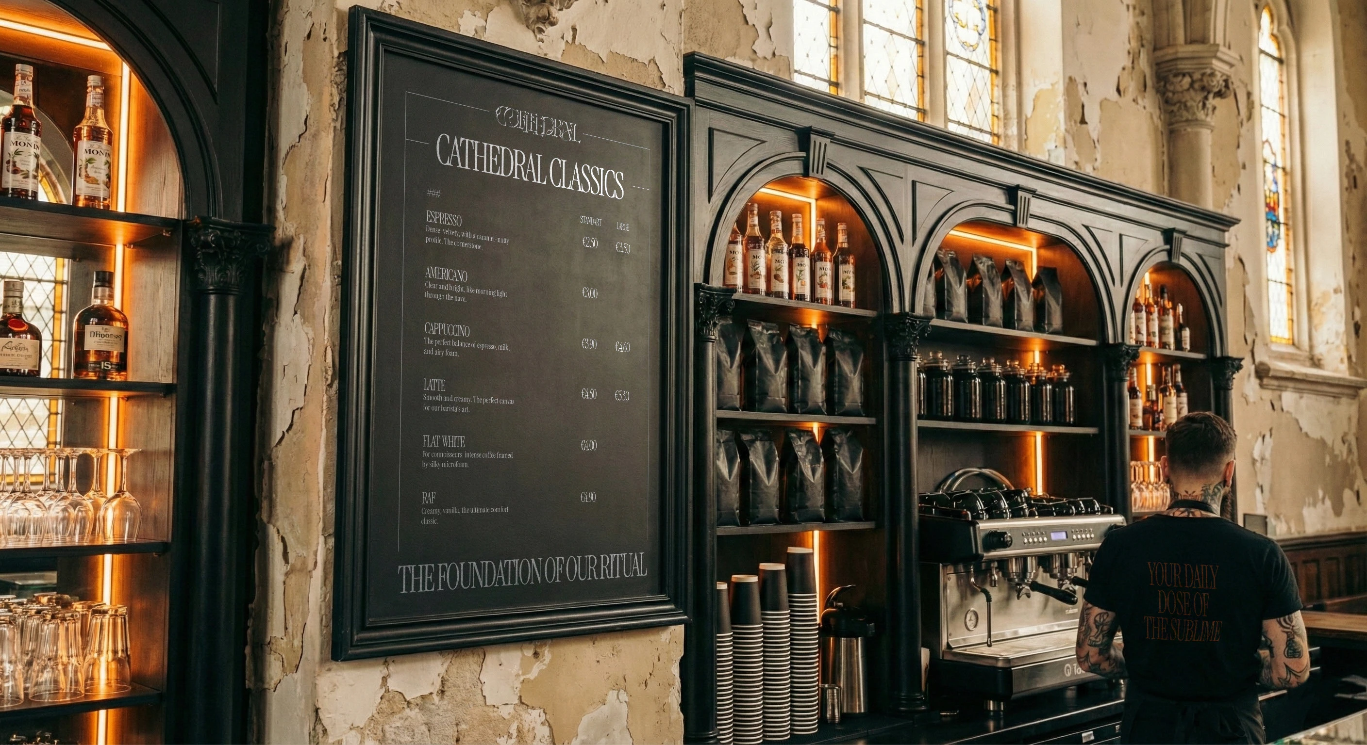 Концепт для кофейни Coffedral — Изображение №24 — Брендинг на Dprofile