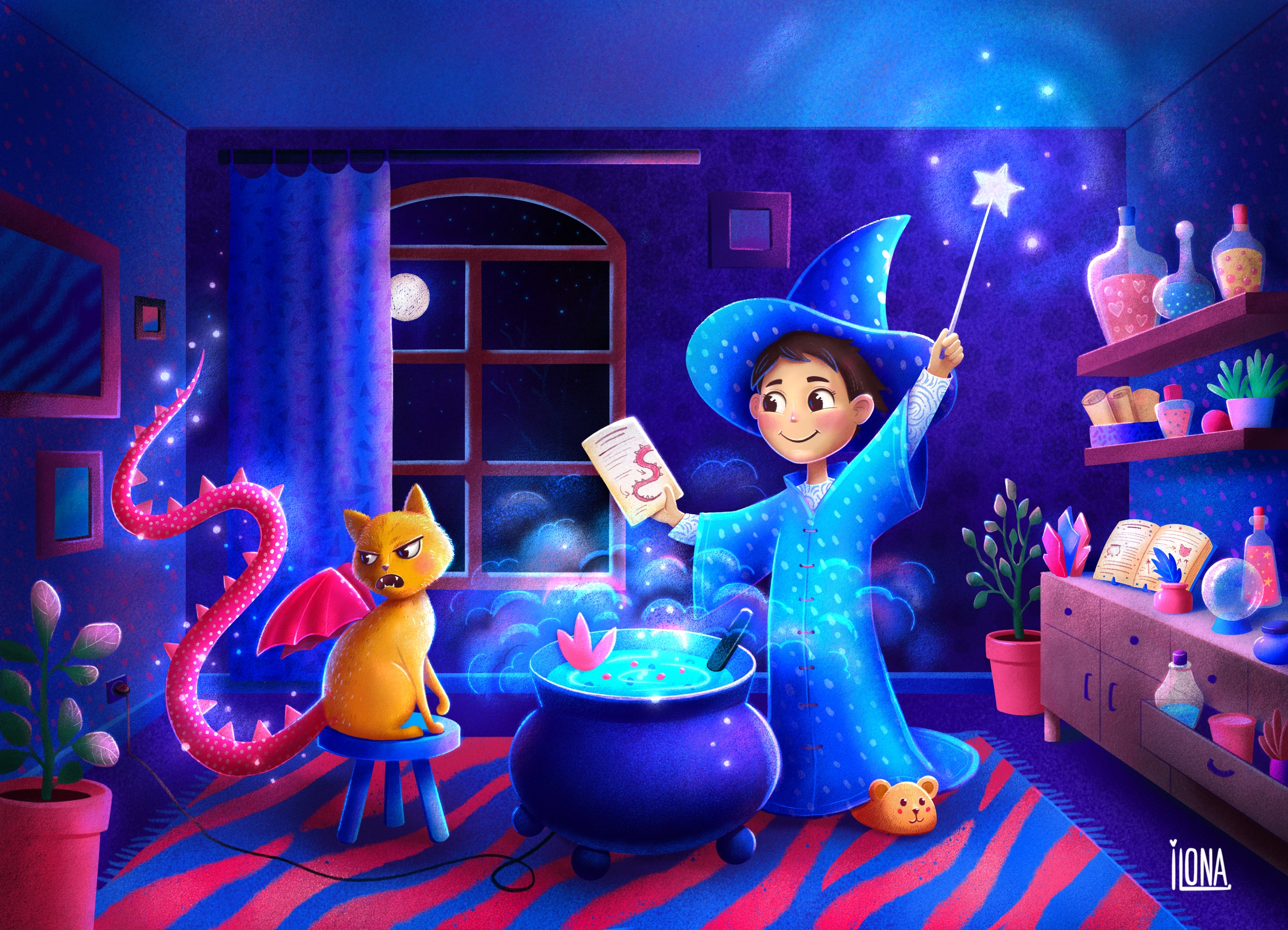 Волшебник Миша — Изображение №1 — Иллюстрация на Dprofile