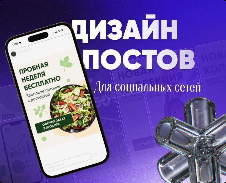 Дизайн постов для социальных сетей — Графика, Маркетинг на Dprofile