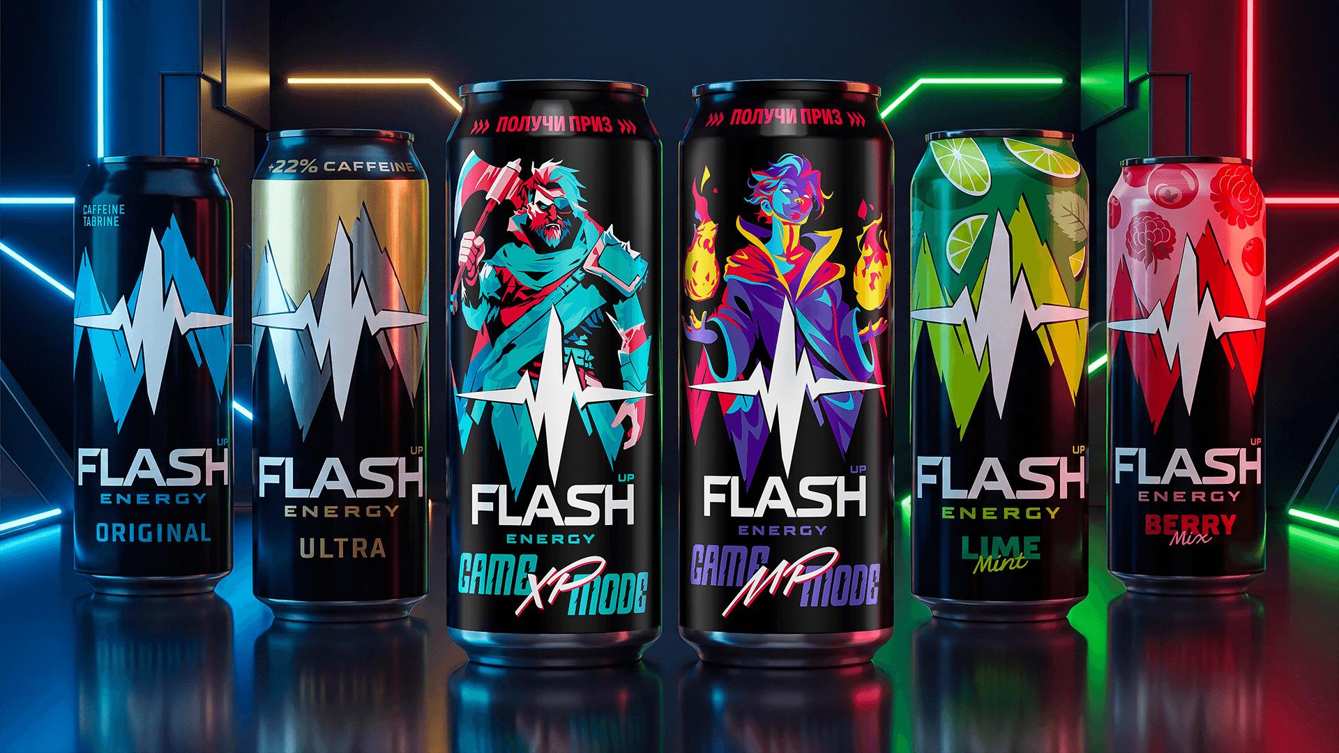 Flash Up Energy: заход на новую территорию гейминга для энергетиков компании «Балтика» — Изображение №1 — Брендинг на Dprofile