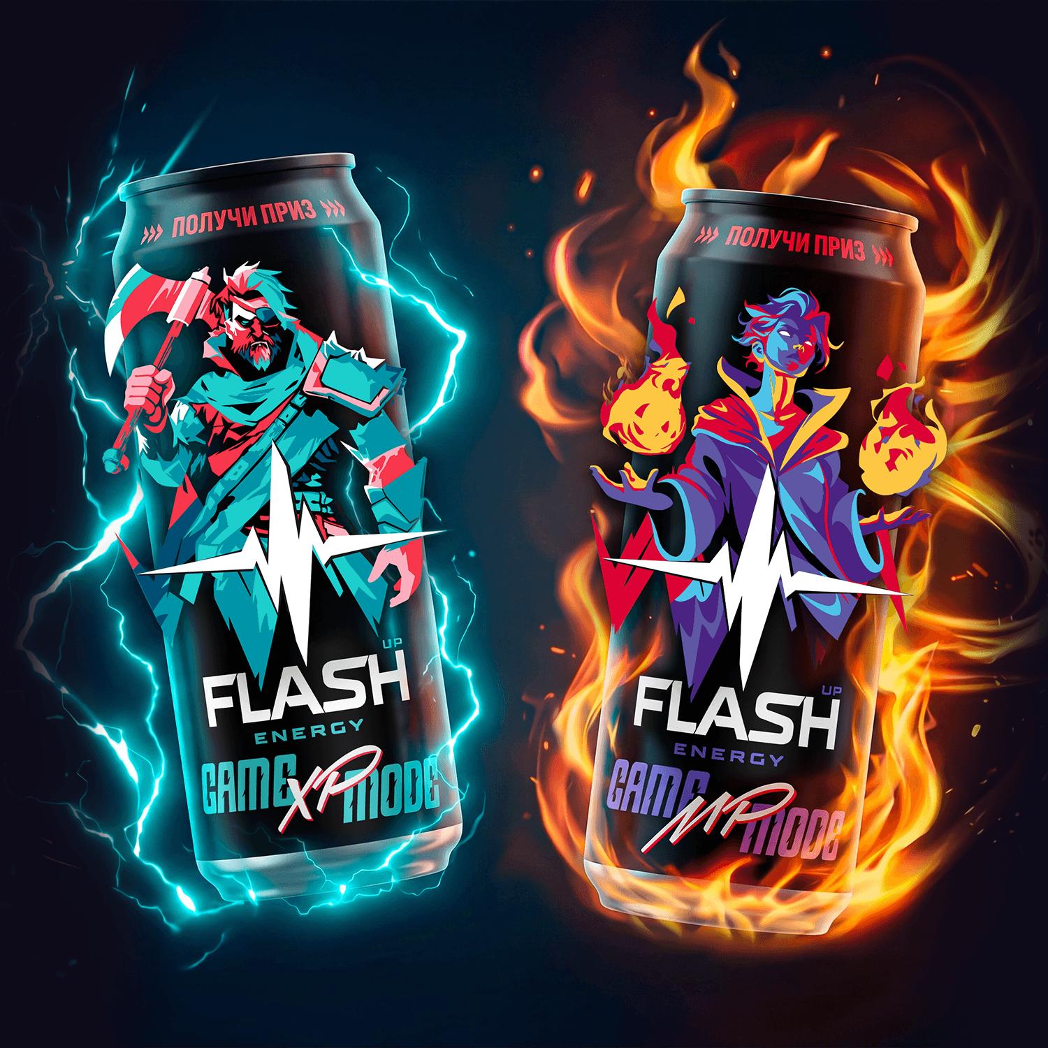Flash Up Energy: заход на новую территорию гейминга для энергетиков компании «Балтика» — Изображение №3 — Брендинг на Dprofile