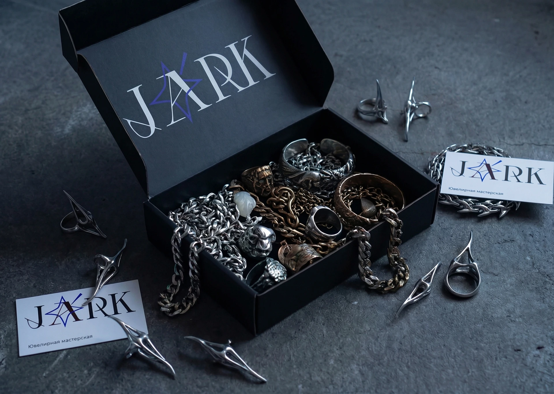 JARK | Айдентика Ювелирной мастерской — Изображение №12 — Брендинг на Dprofile