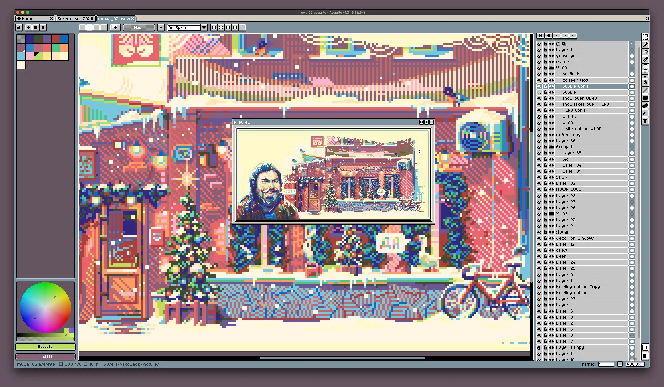 Кофе? Это в "Муву"! — Изображение №6 — Иллюстрация, Анимация на Dprofile